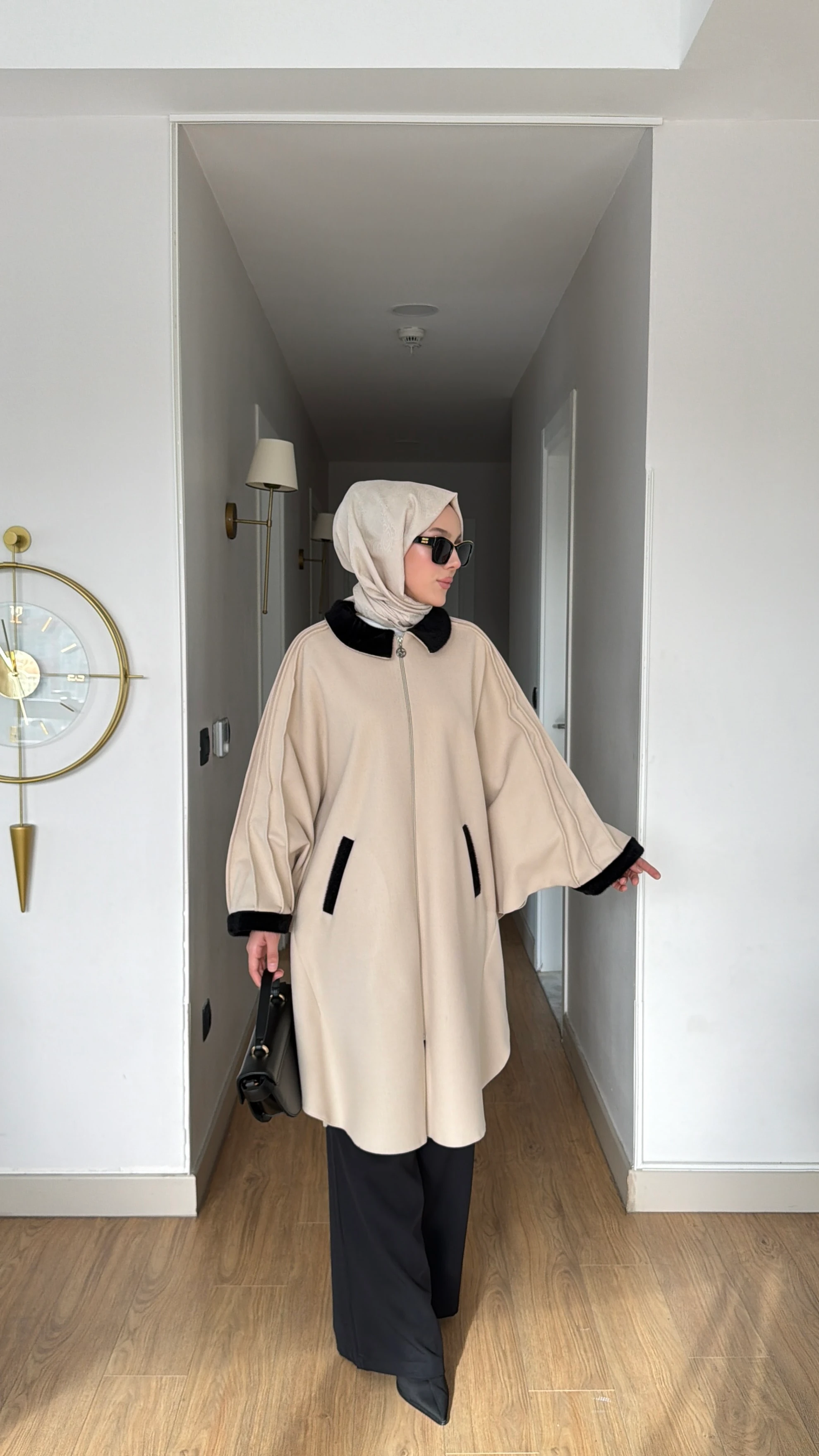 Kaşe Panço Kaban  - Ekru