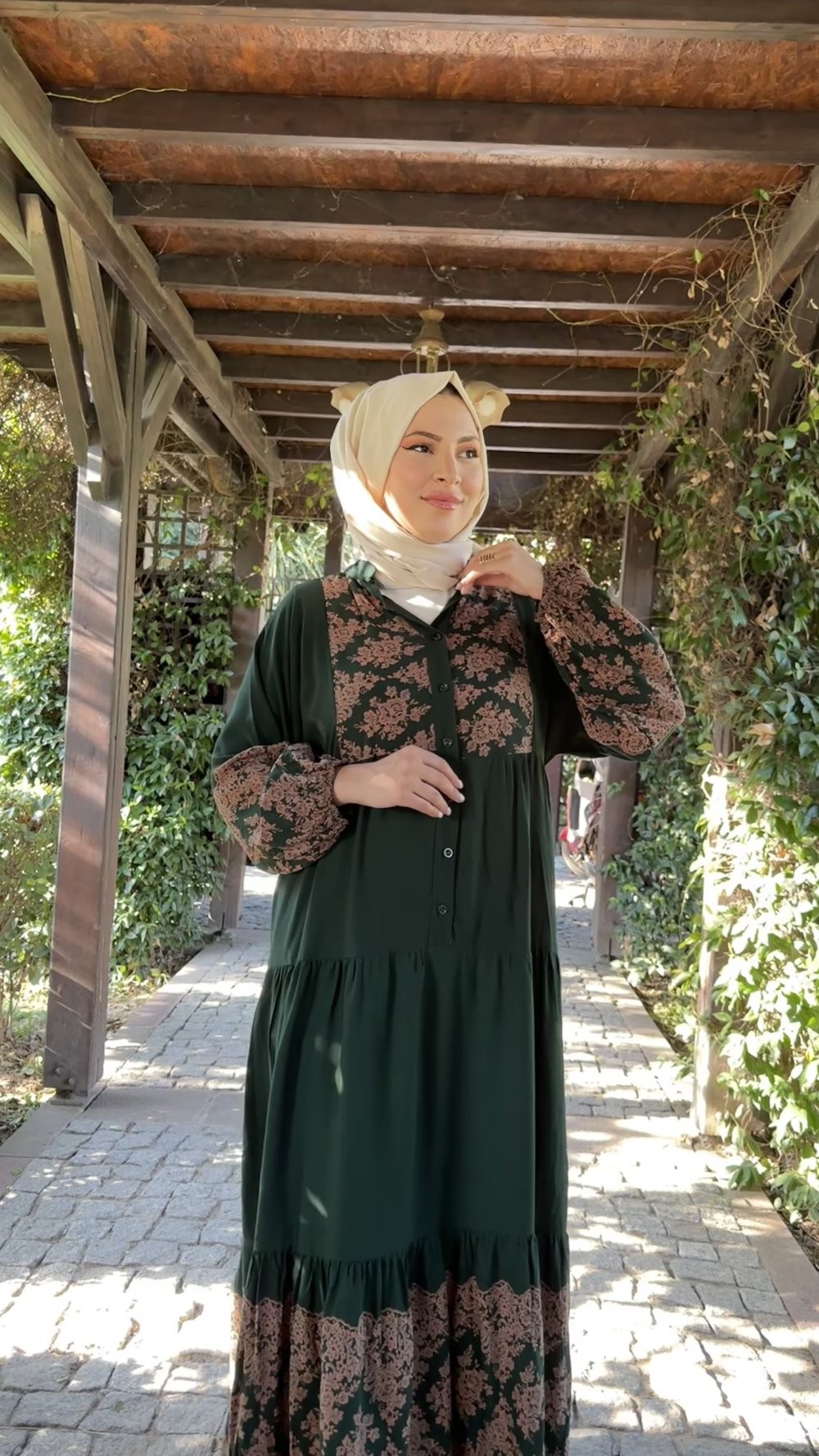 Afra Elbise Zümrüt