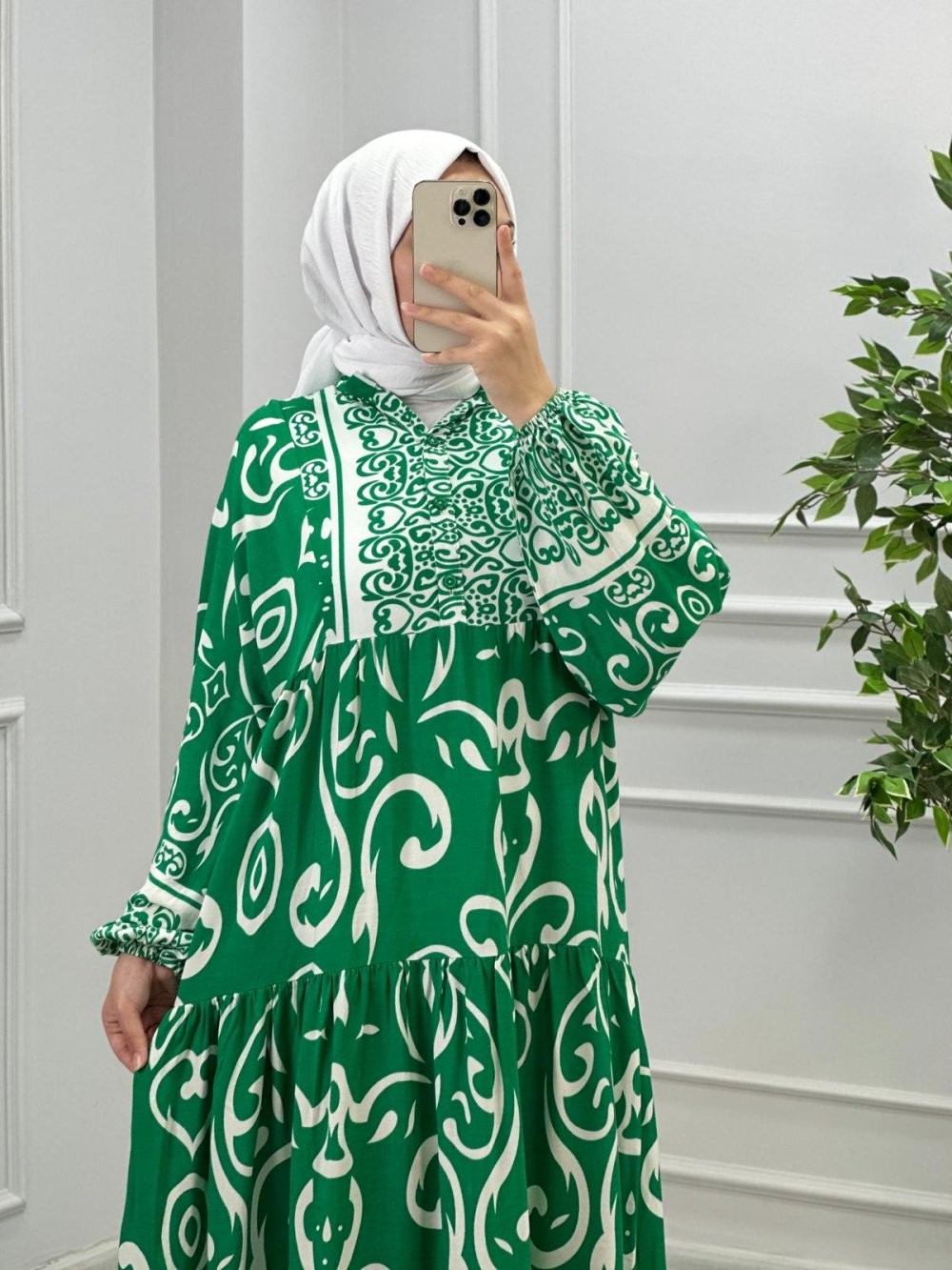 Berra Elbise Benetton Yeşili