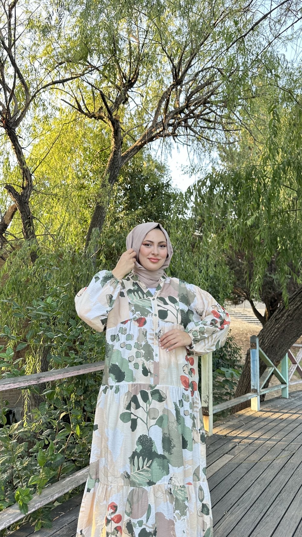 Beyza Elbise Haki