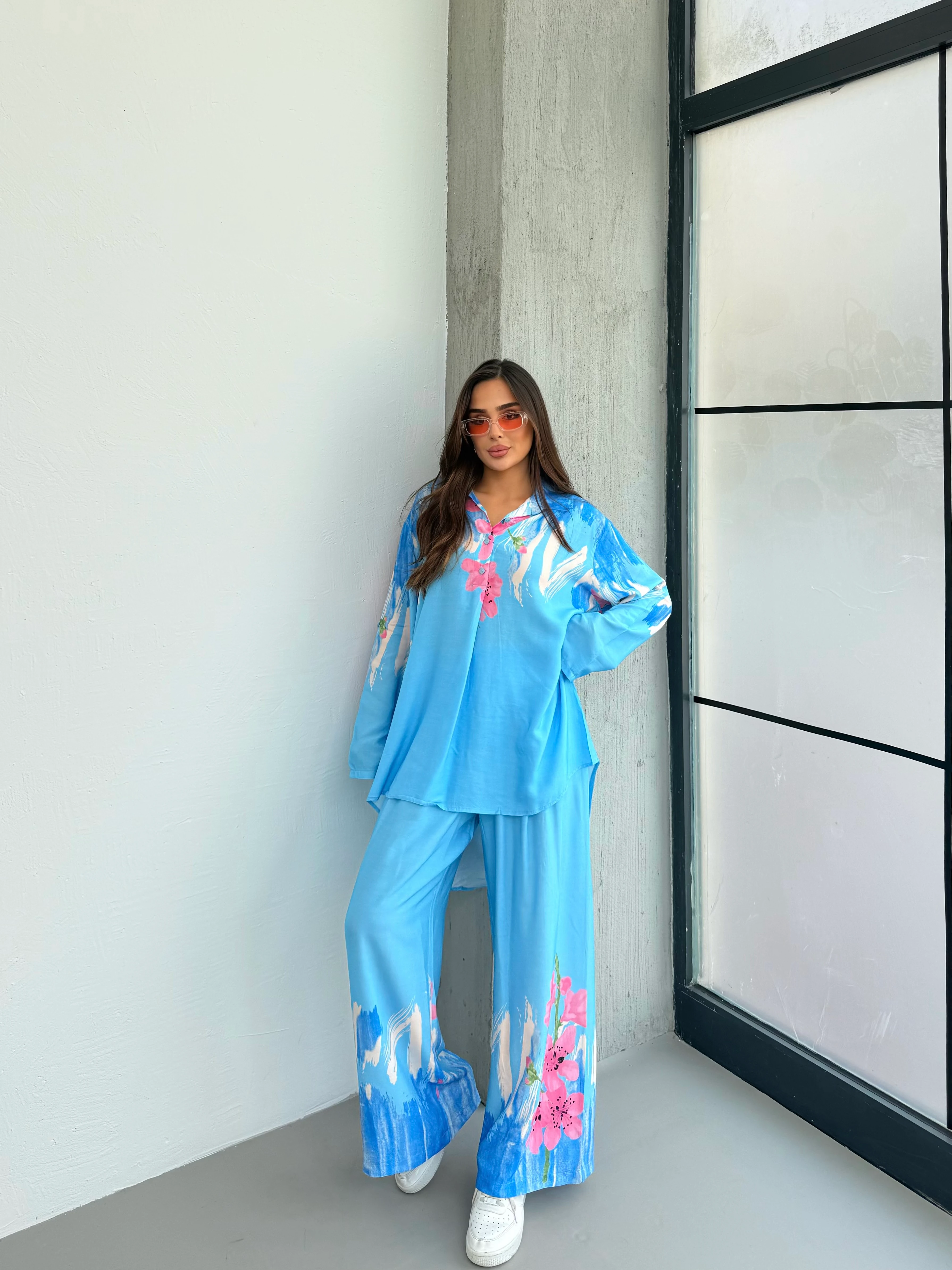 Crayz Tunik Pantolon Takım  - Mavi