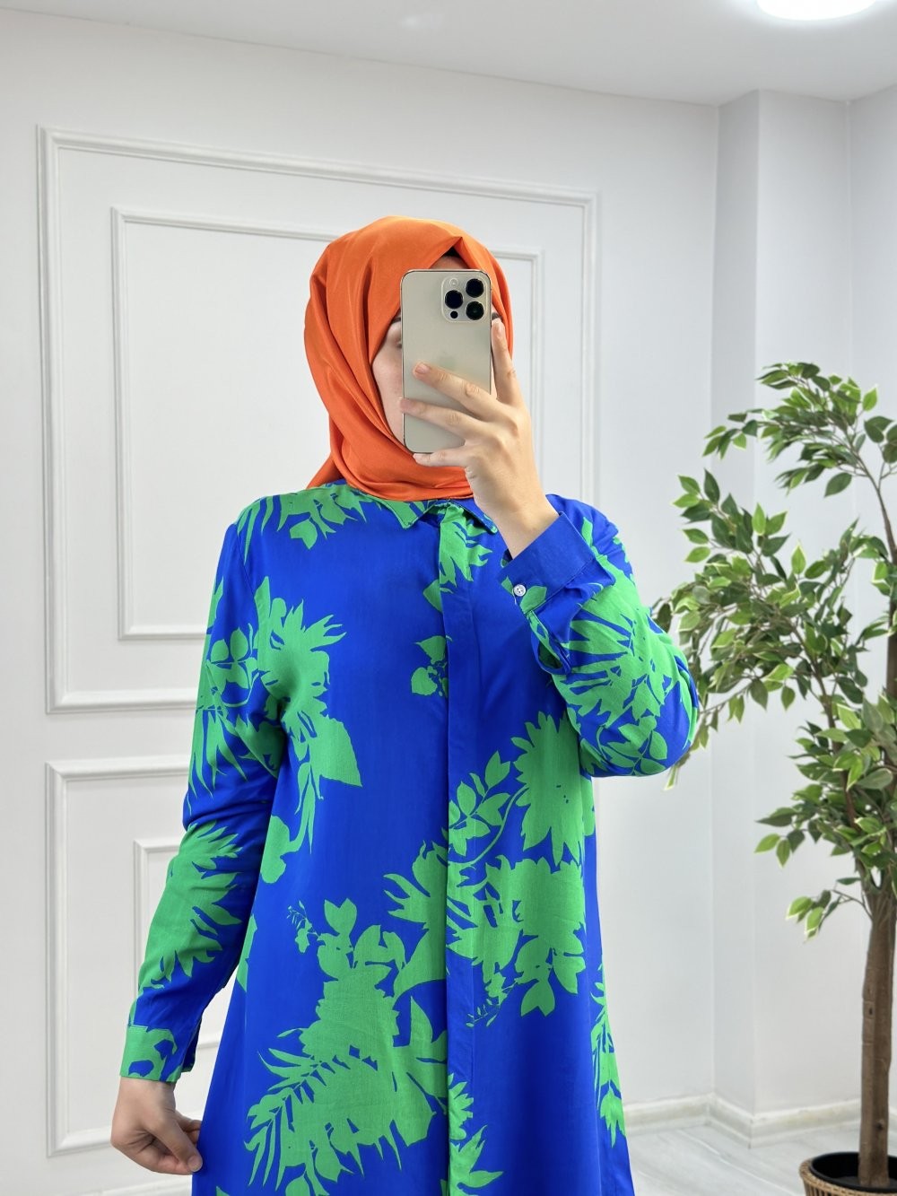 Selin Tunik Benetton Yeşili