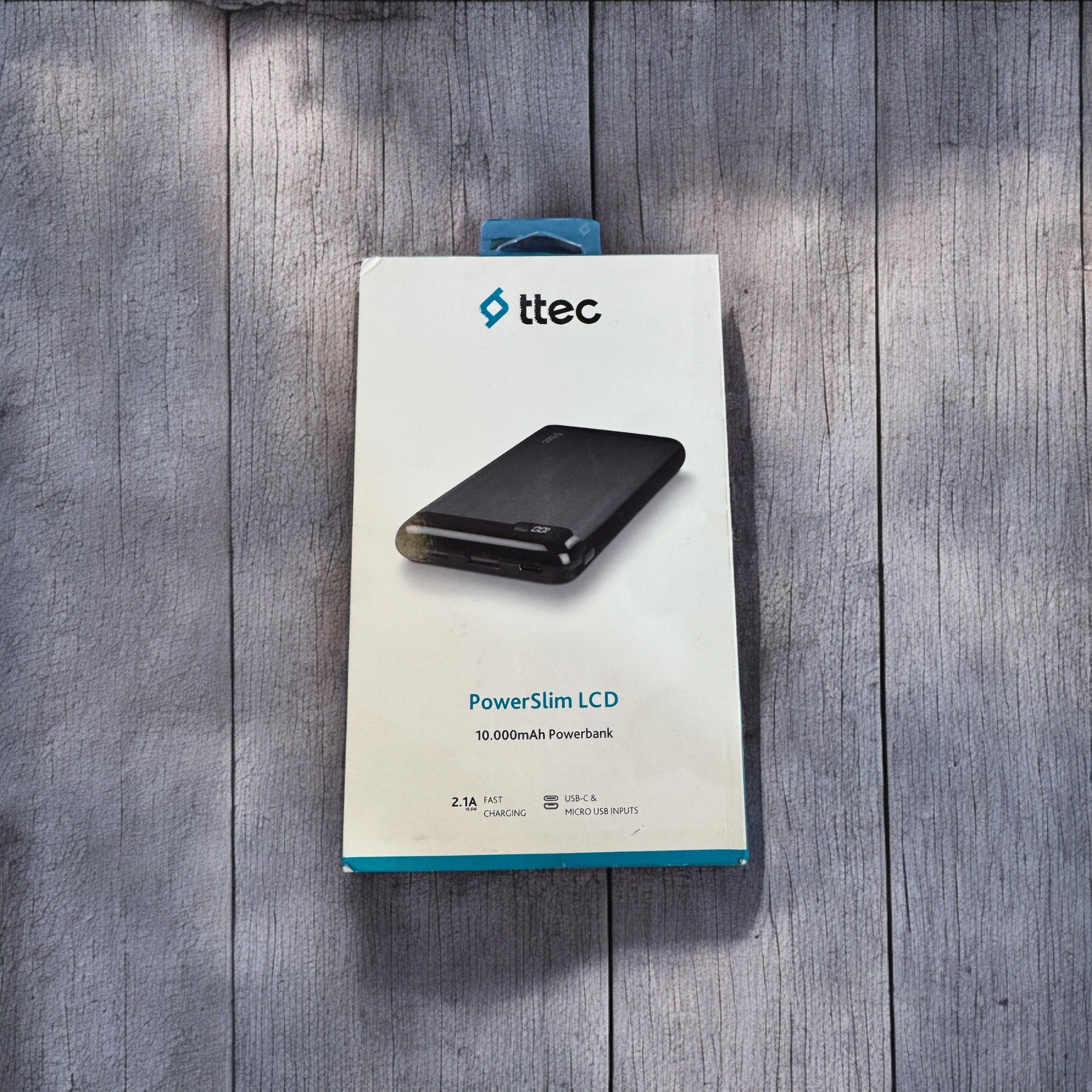 TTEC PowerSlim LCD 10.000 mah Power Bank