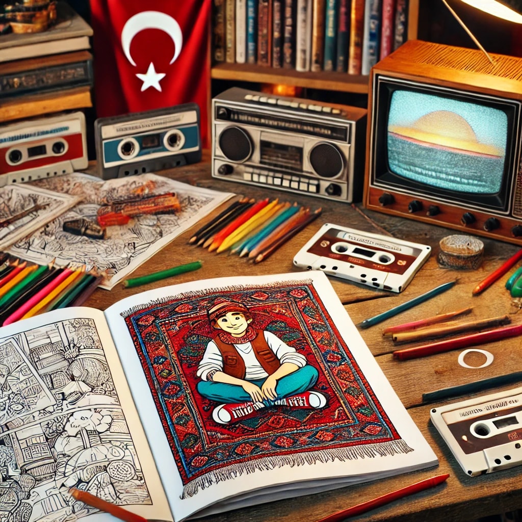 Yetişkin Boyama Kitabı - 90'lar Temalı 