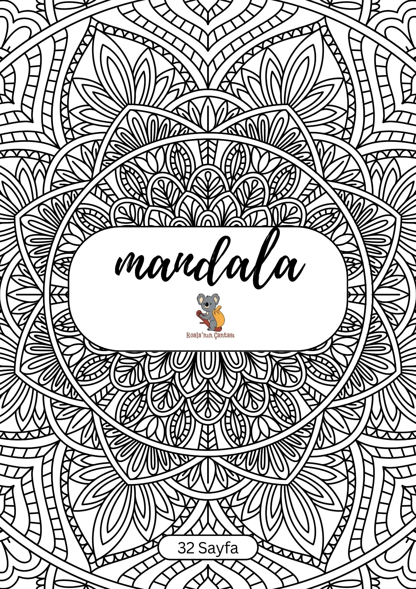 Mandala Boyama Kitabı 2 – Yetişkinler İçin Rahatlama Seti - Dijital (PDF)