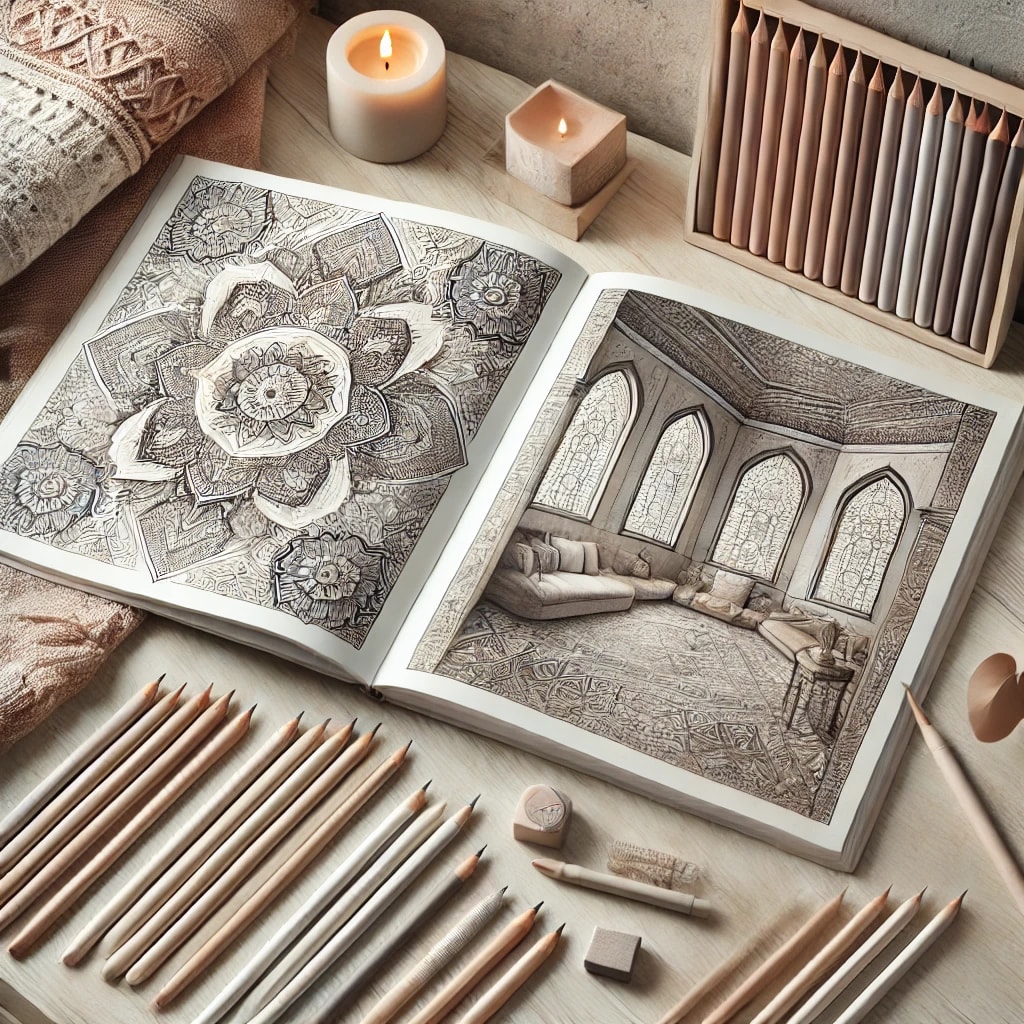 Yetişkin Boyama Kitabı ile Mandala ve İzometrik Tasarımların Gücü