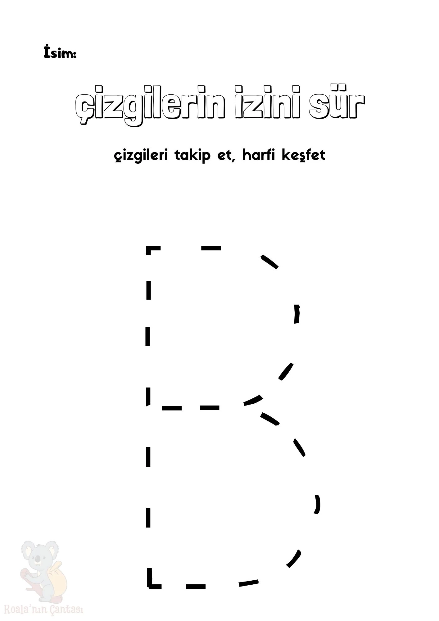 A'dan Z'ye Alfabeyi Öğreniyorum 2 - Etkinlik Kitabı (PDF)