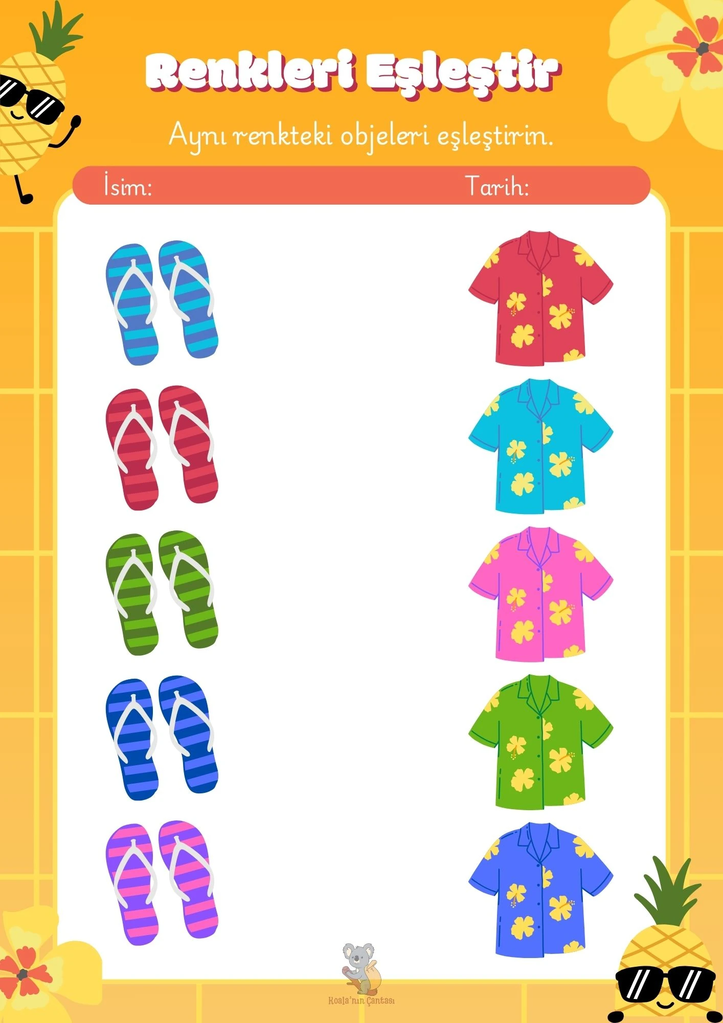 Eşleştirme Etkinlik Kitabı - Dijital (PDF)