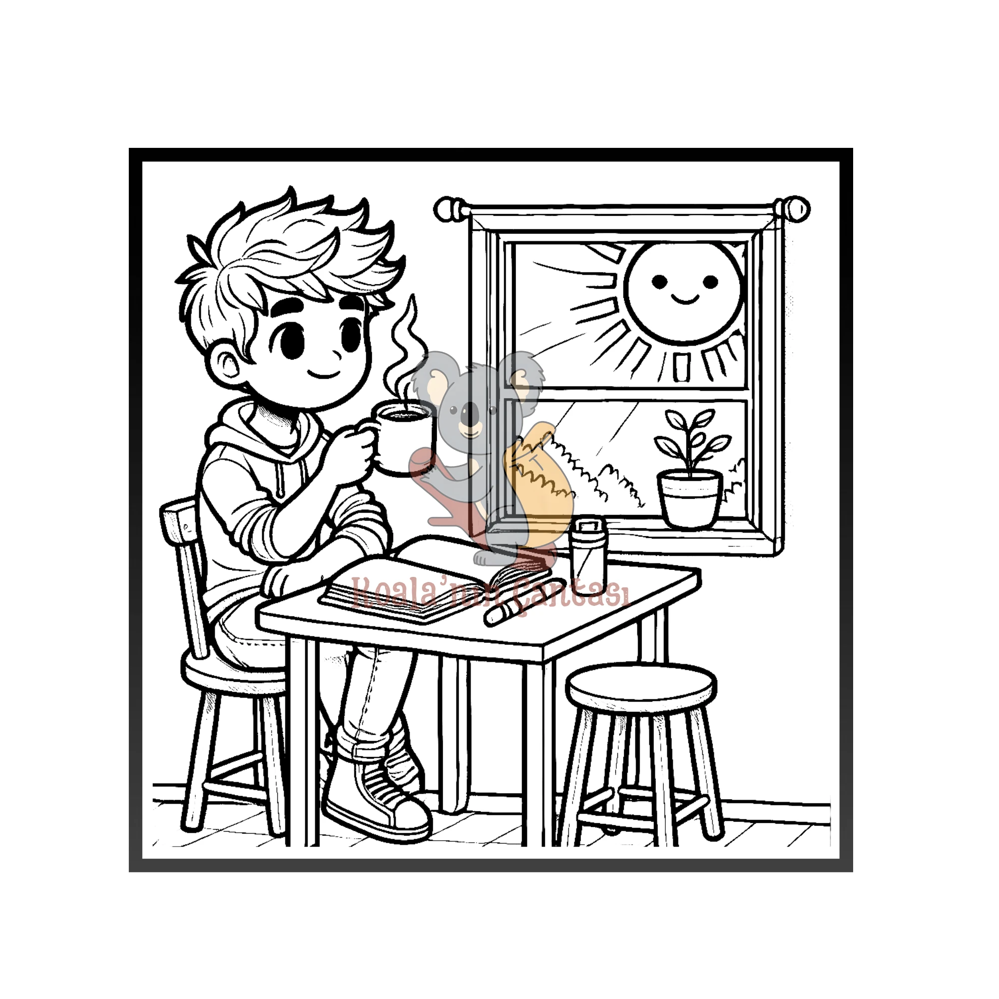 Yetişkin Boyama Kitabı - Erkeklere Özel