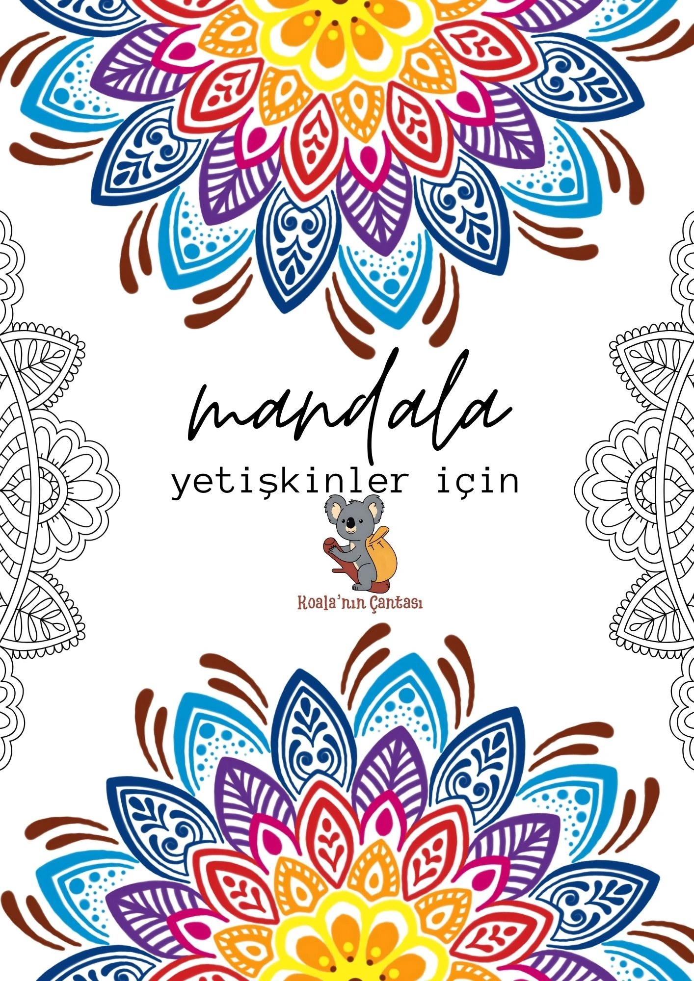 Mandala Boyama Kitabı 1 – Yetişkinler İçin Rahatlama Seti - Dijital (PDF)