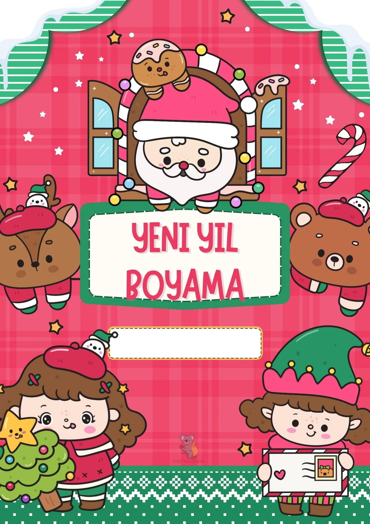 Yeni Yıl Temalı Boyama Kitabı - Dijital (PDF)