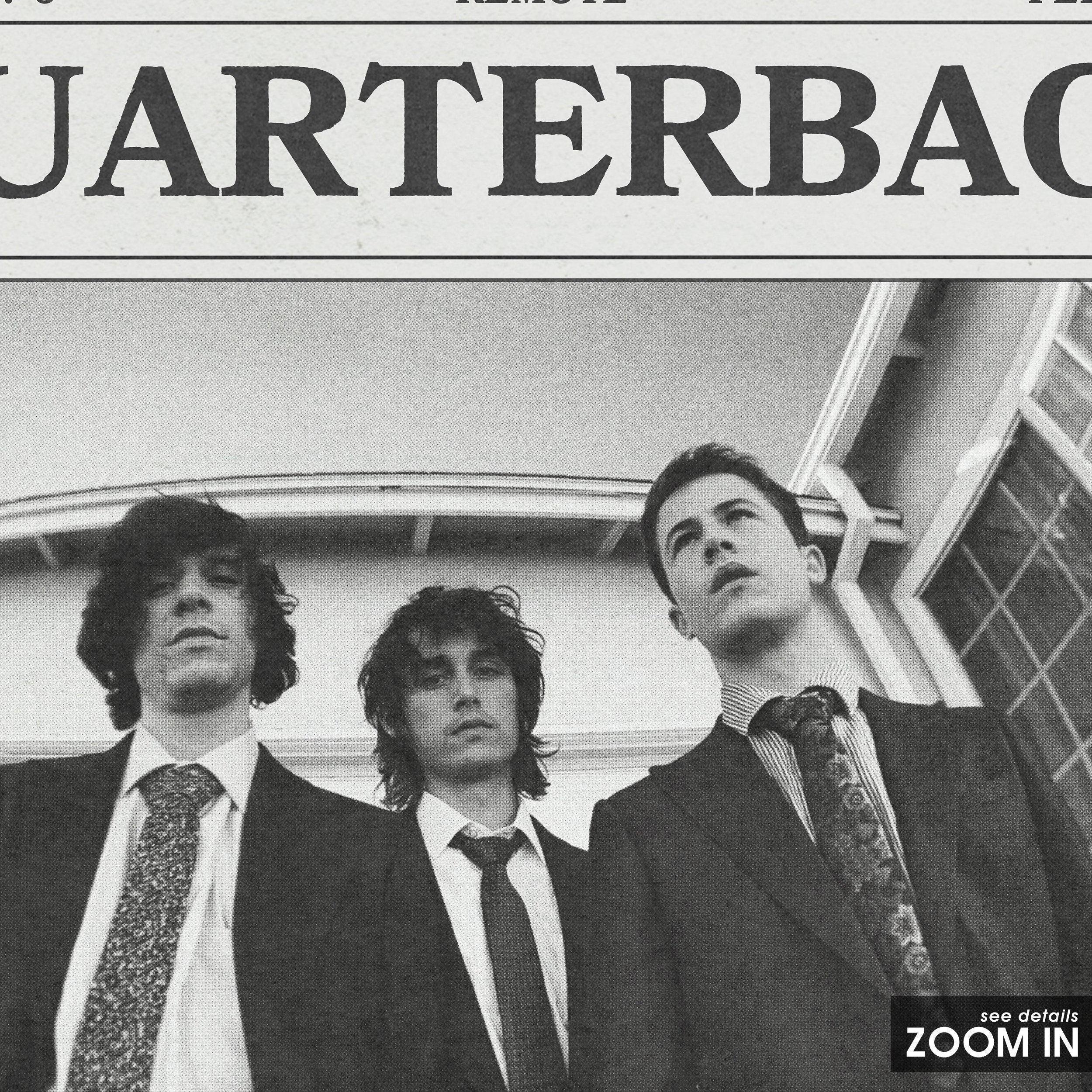 Wallows Retro Newspaper Print, Quarterback Poster
