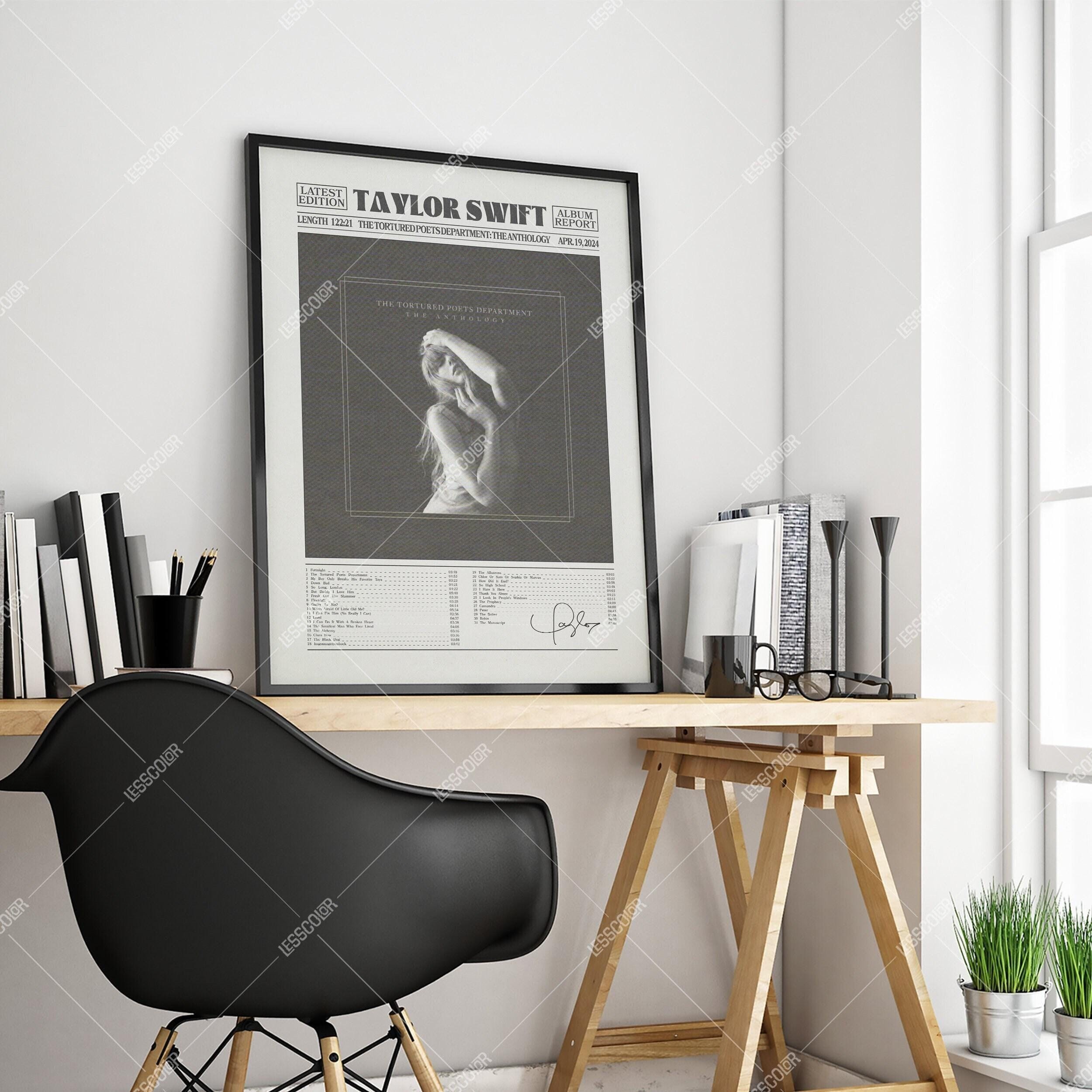 Taylor Swift Retro Newspaper Print, The Tortured Poets Department: The Anthology Poster