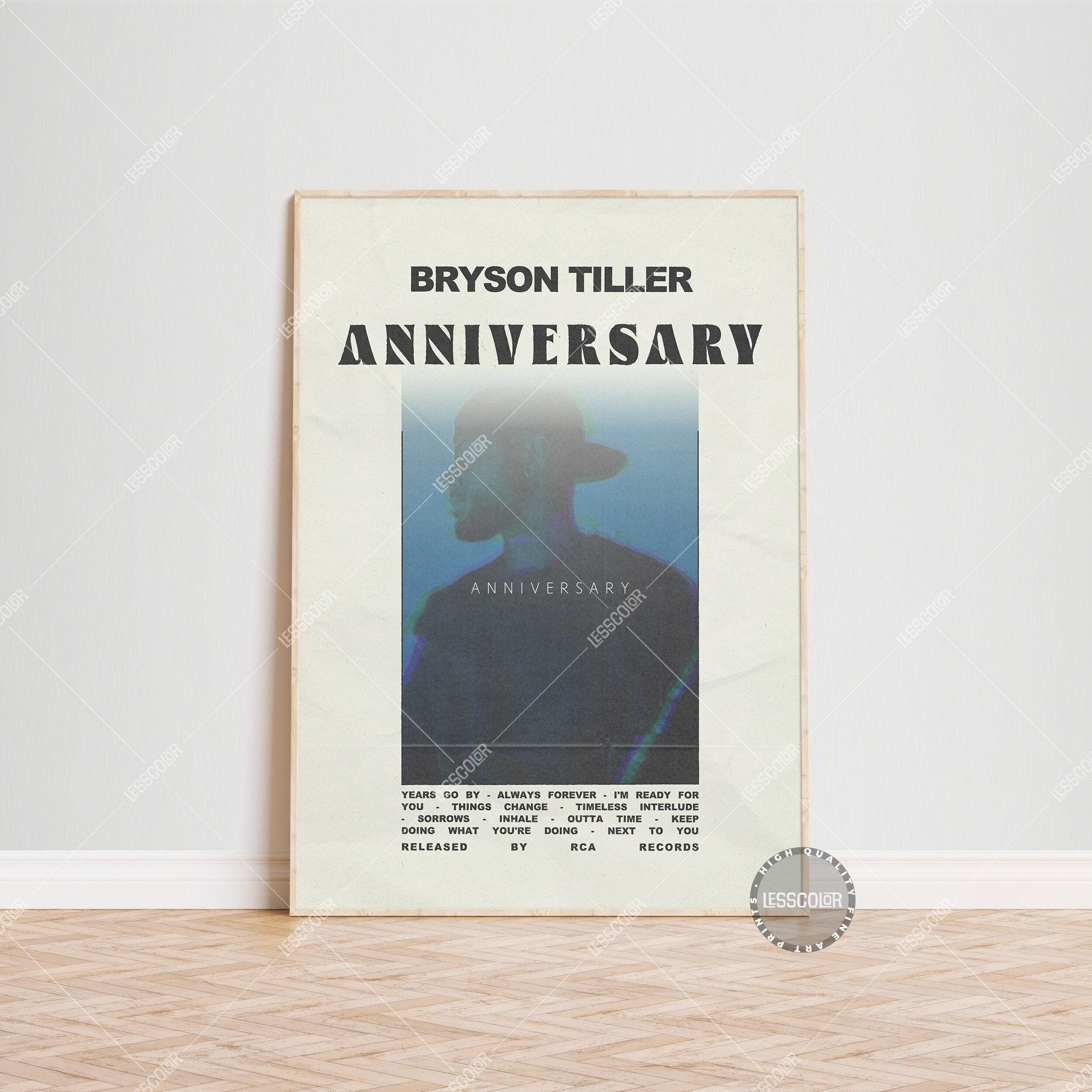 Bryson Tiller Posters / Anniversary Poster
