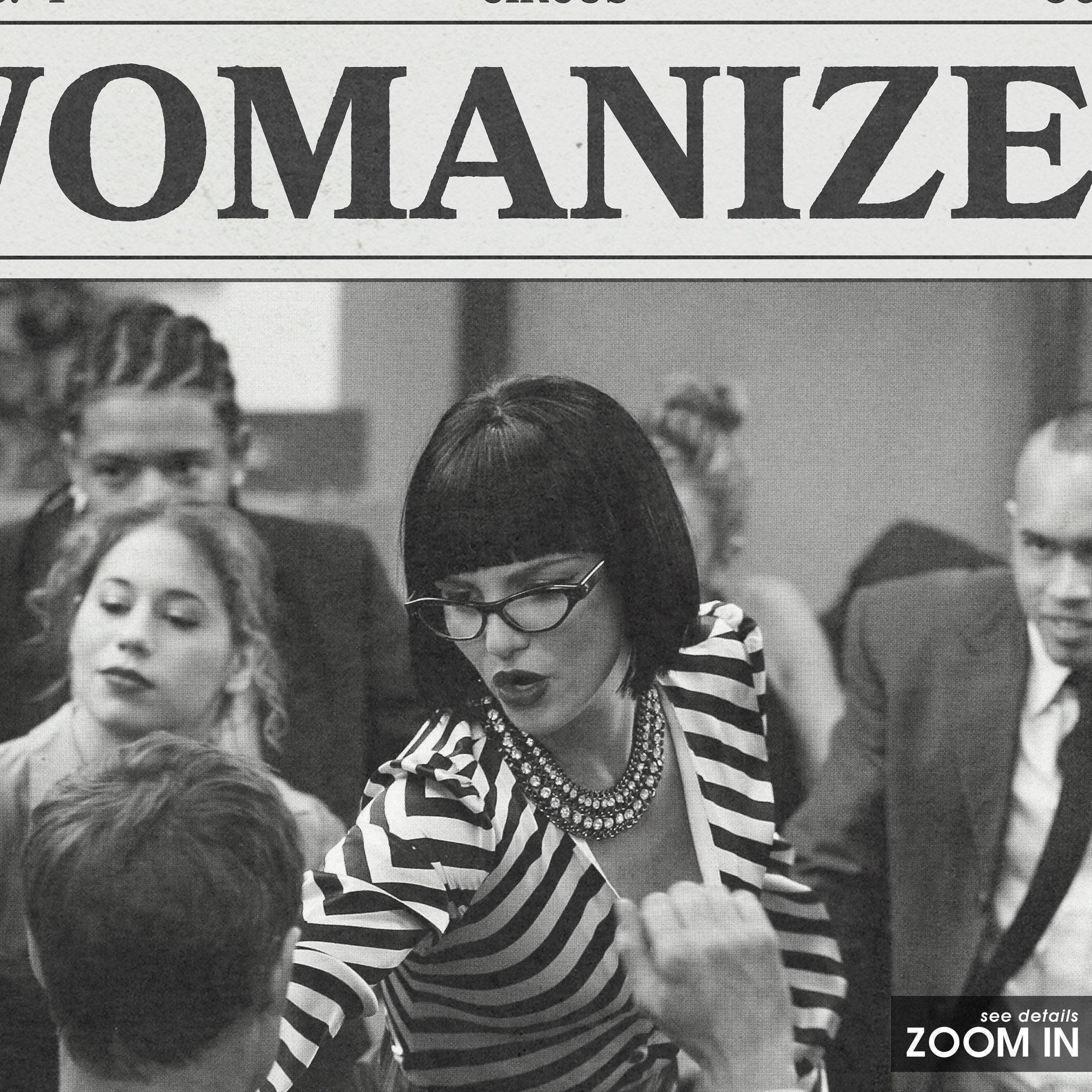 Britney Spears Newspaper Print, Womanizer Poster