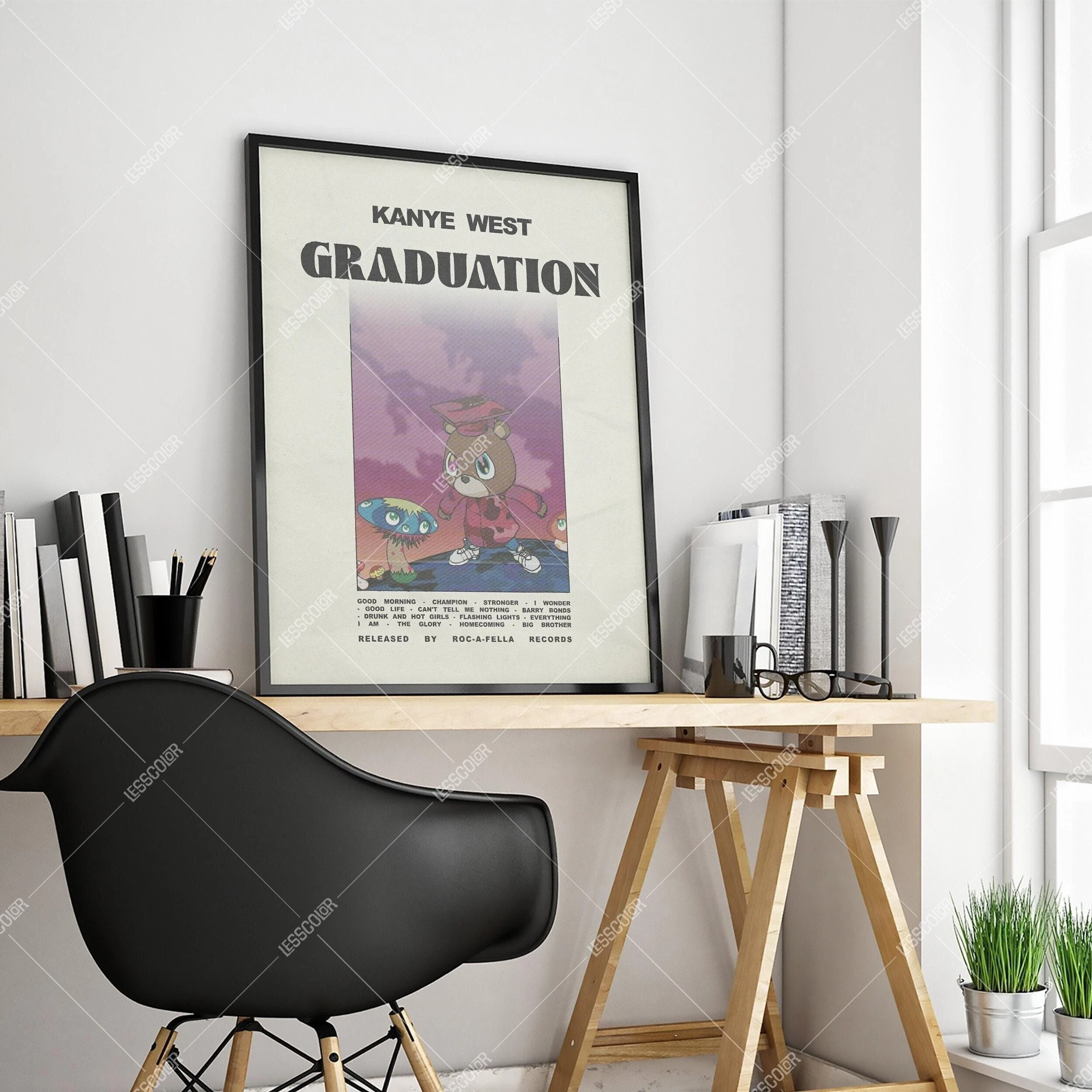 Kanye West Poster / Kanye West Graduation Poster