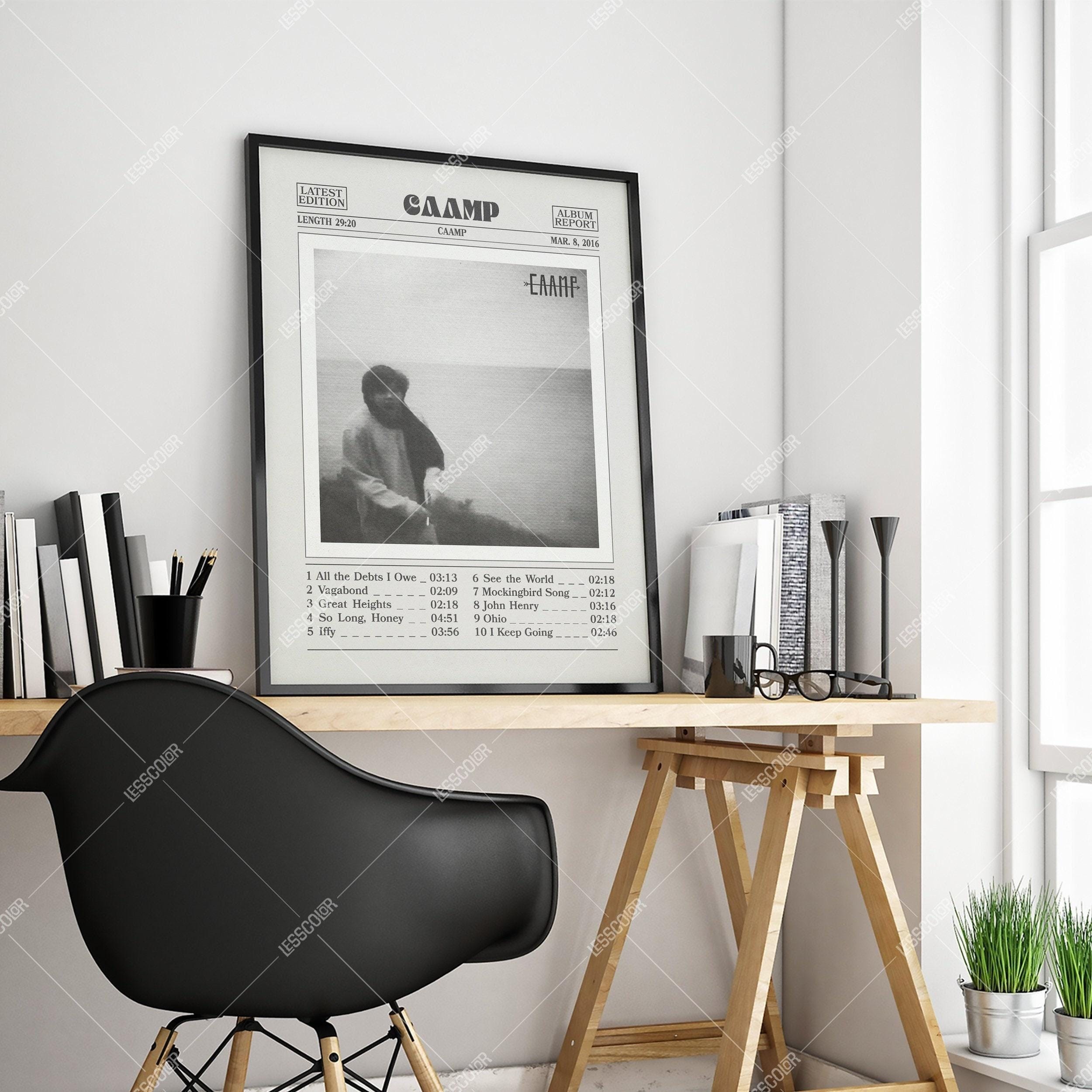Caamp Retro Newspaper Print, Caamp Poster