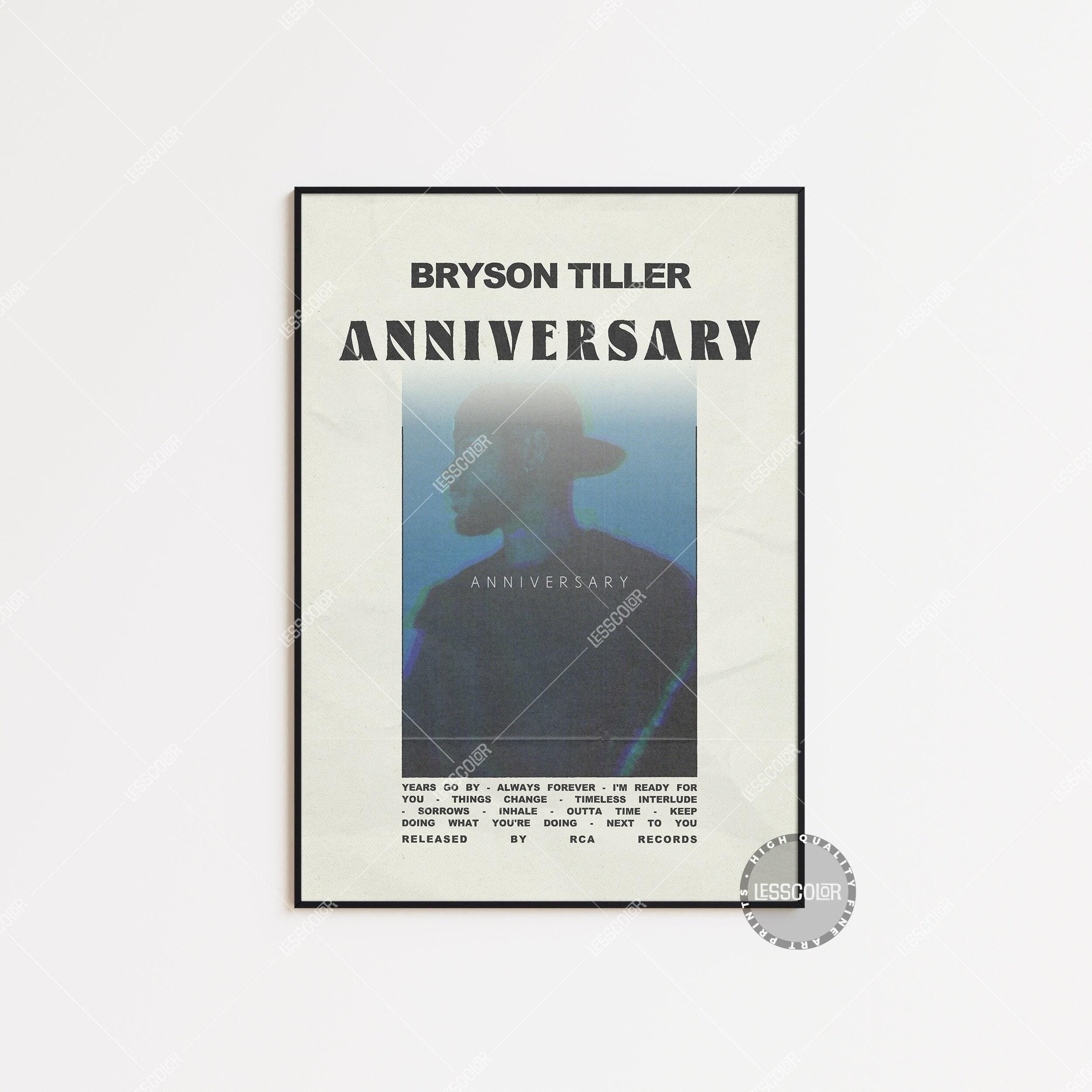 Bryson Tiller Posters / Anniversary Poster