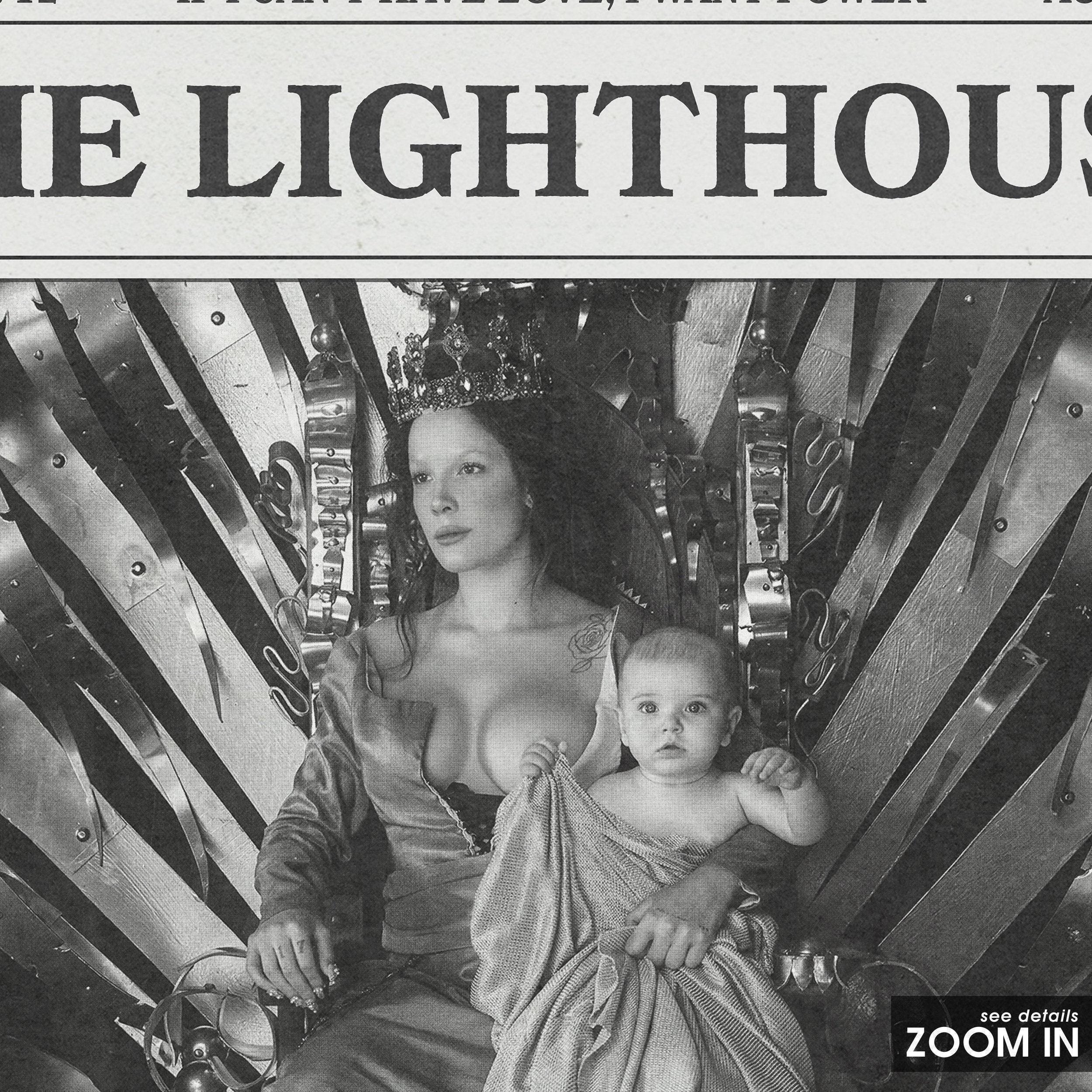 Halsey Retro Newspaper Print, The Lighthouse Poster