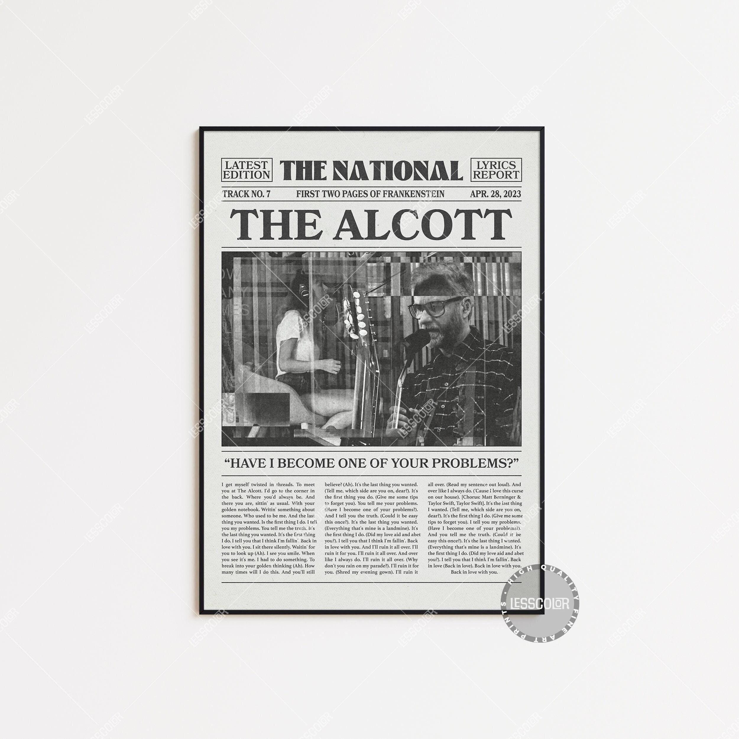 The National Retro Newspaper Print, The Alcott Poster main variant image