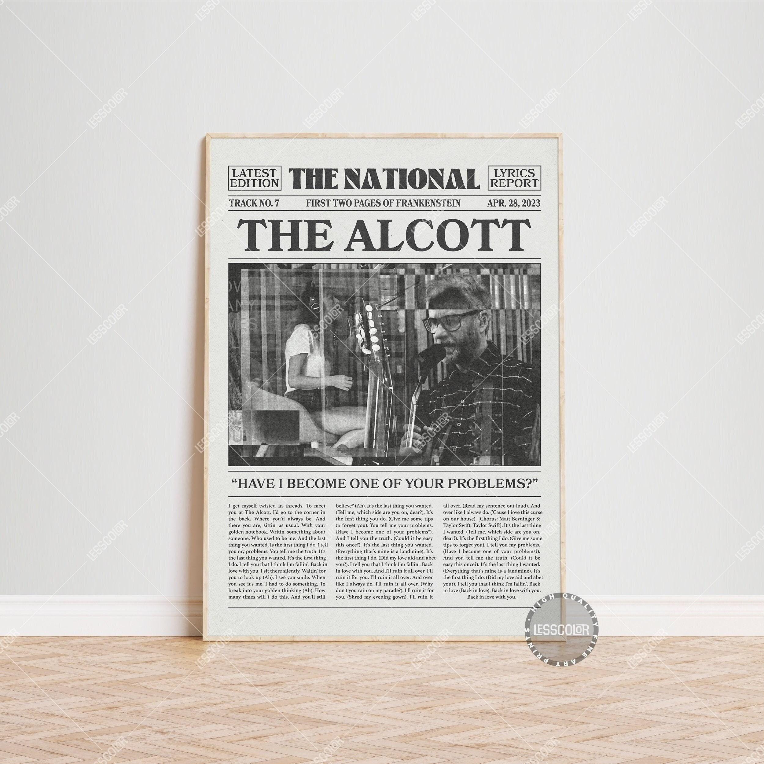 The National Retro Newspaper Print, The Alcott Poster