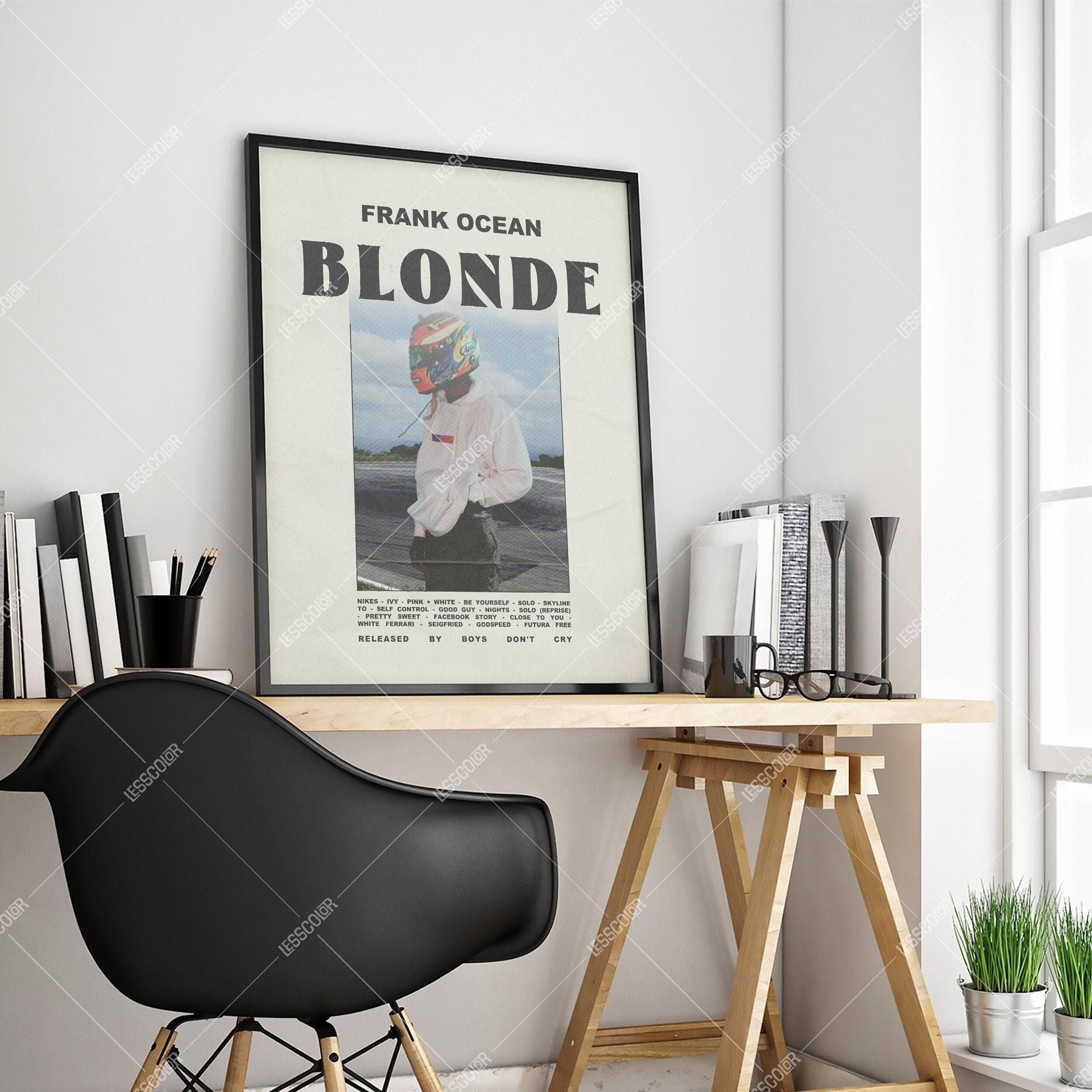 Frank Ocean Poster / Blonde Tracklist