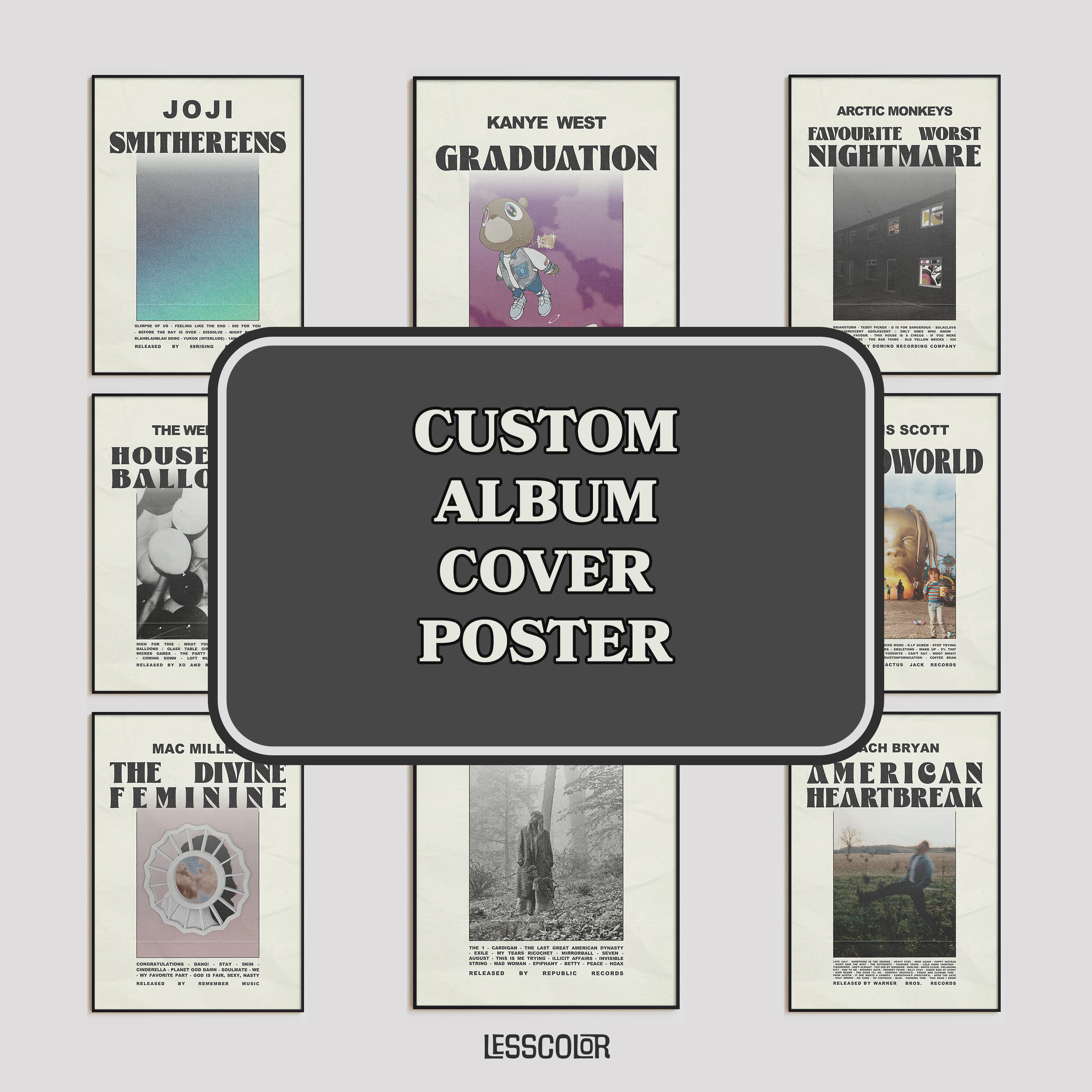Request Your Own Album Choice / Custom Album Poster main variant image