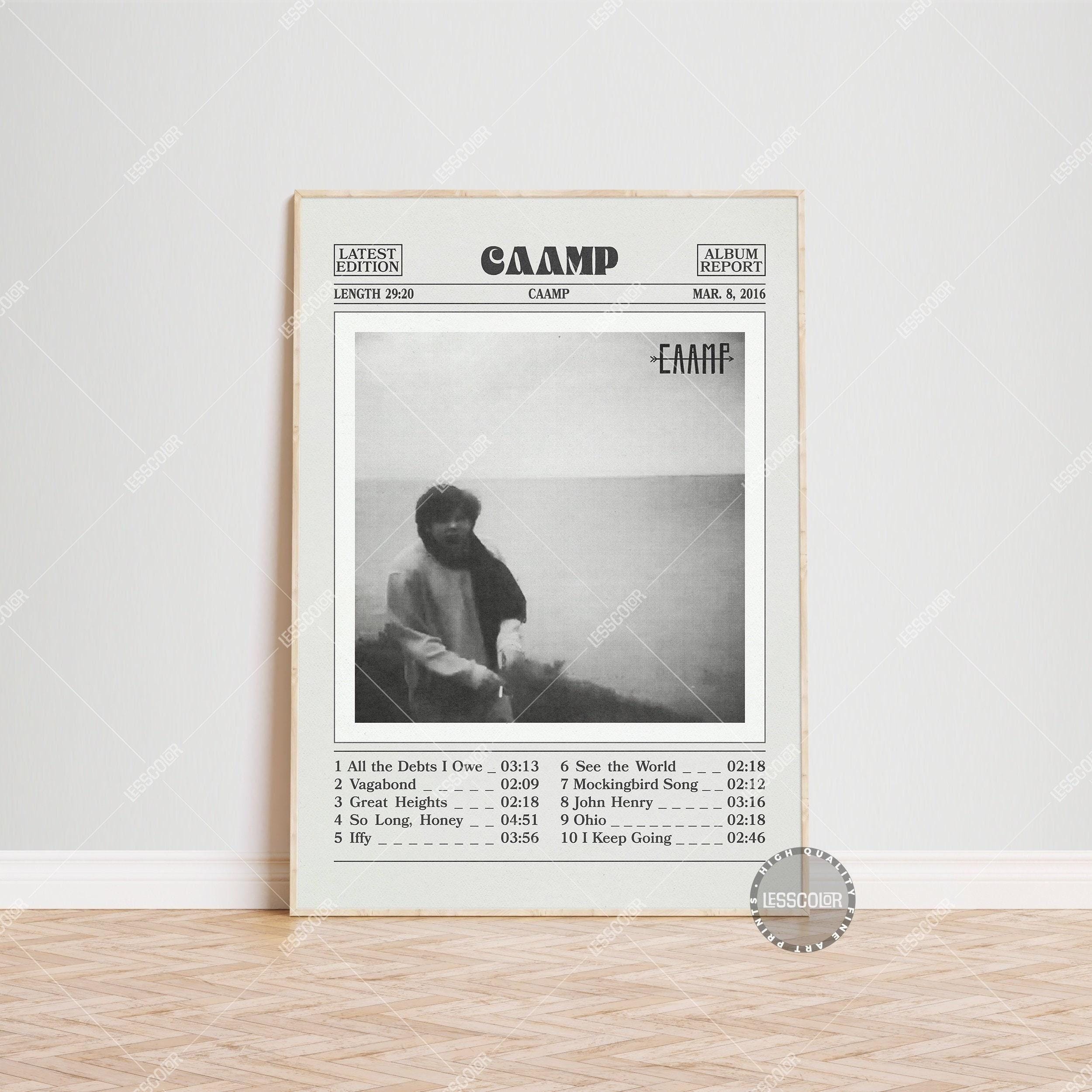 Caamp Retro Newspaper Print, Caamp Poster