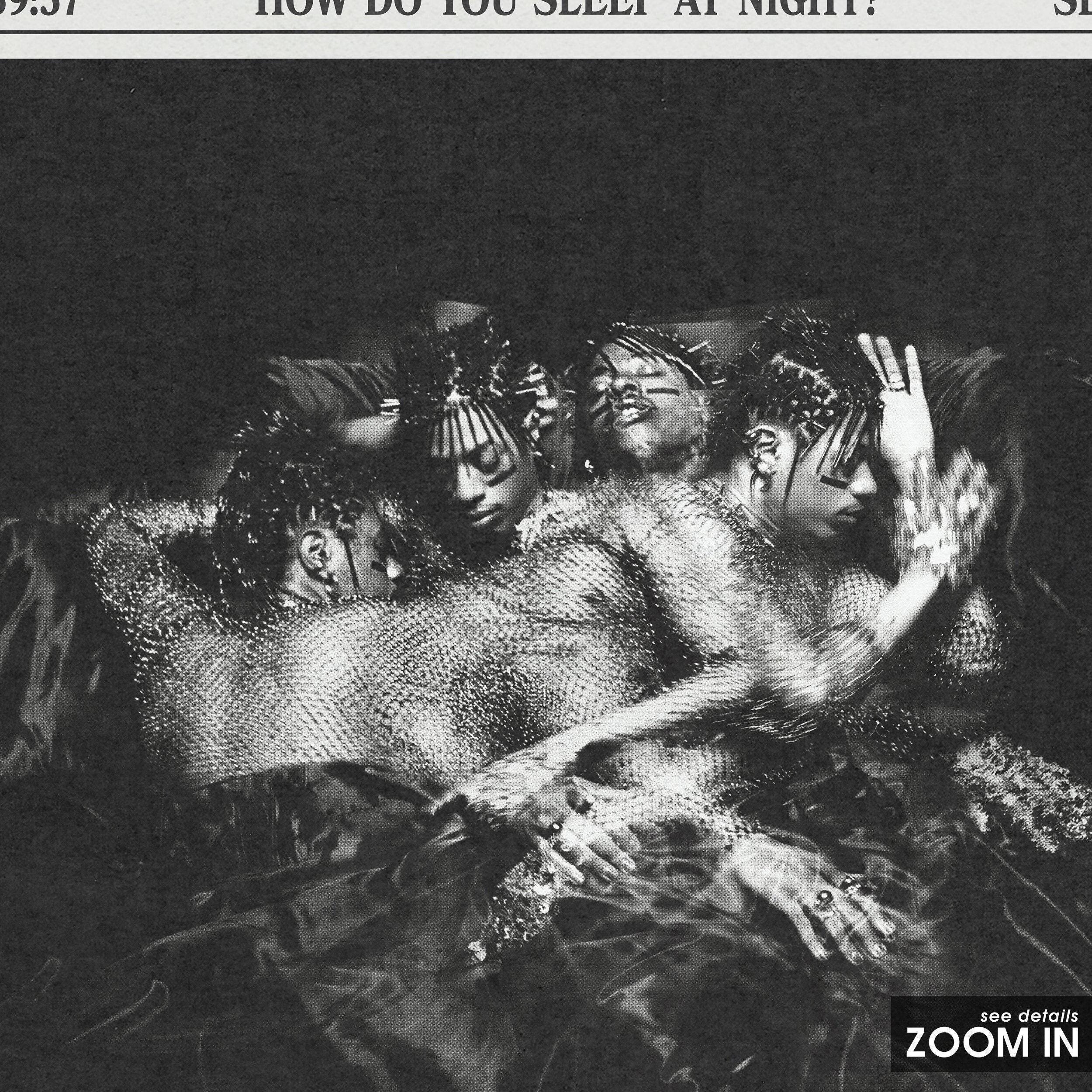 Teezo Touchdown Retro Newspaper Print, How Do You Sleep at Night? Poster