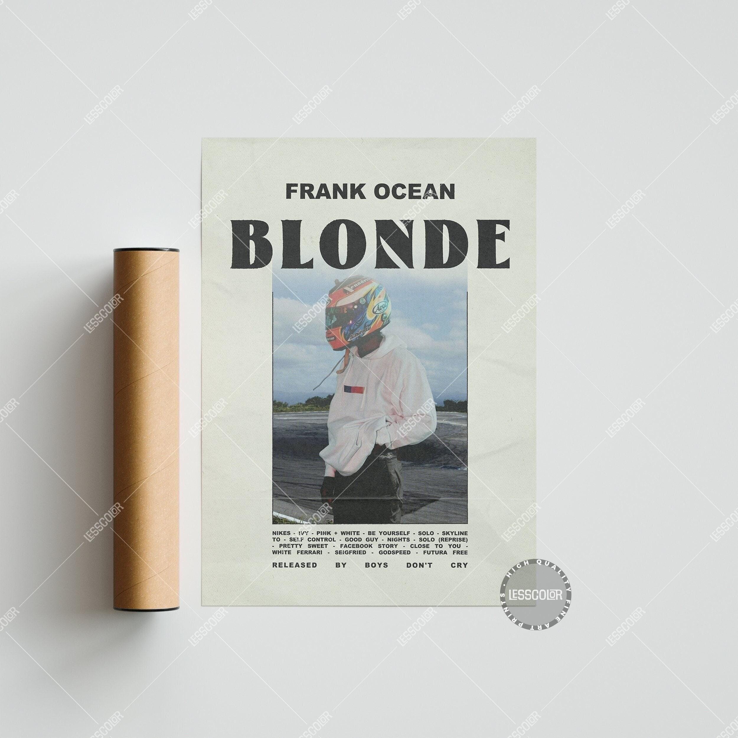 Frank Ocean Poster / Blonde Tracklist