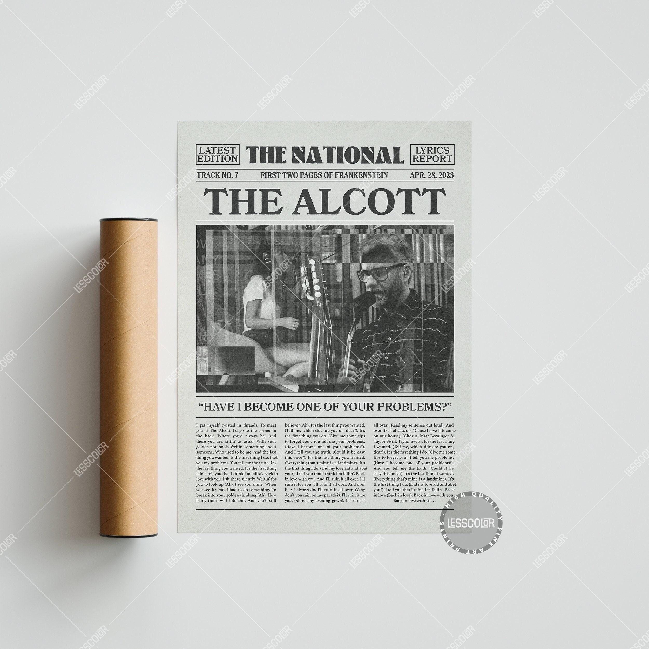 The National Retro Newspaper Print, The Alcott Poster