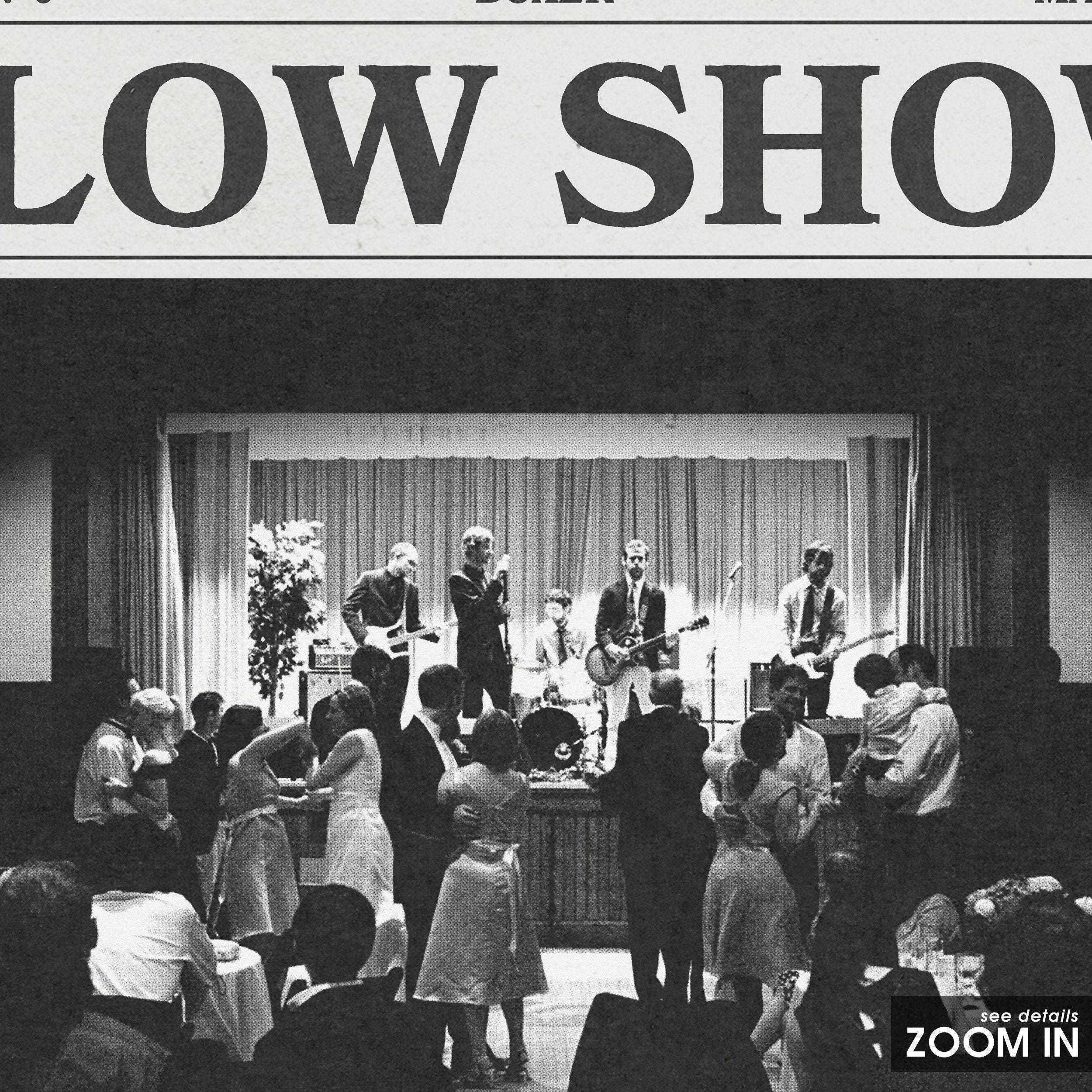 The National Retro Newspaper Print,  Slow Show Poster