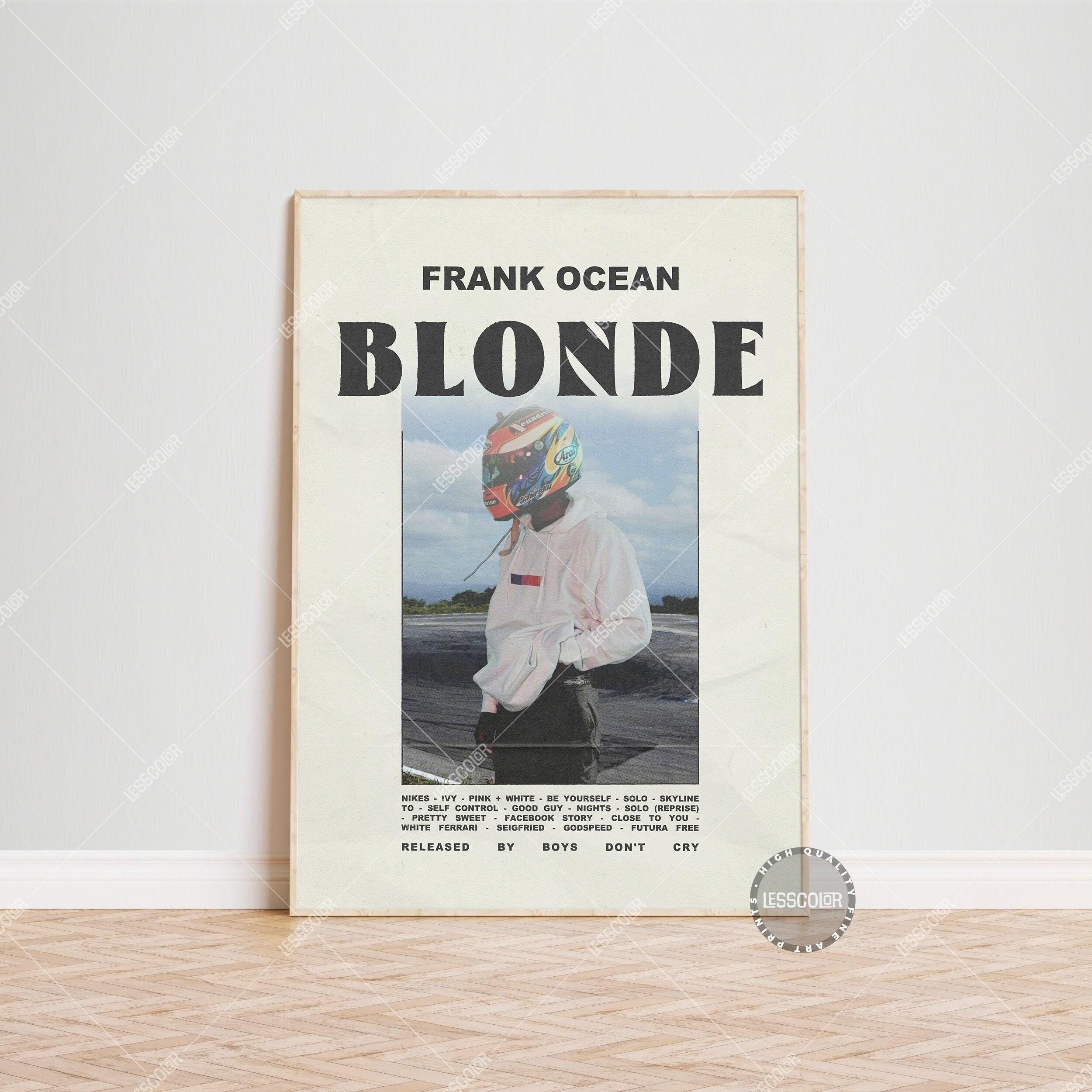 Frank Ocean Poster / Blonde Tracklist