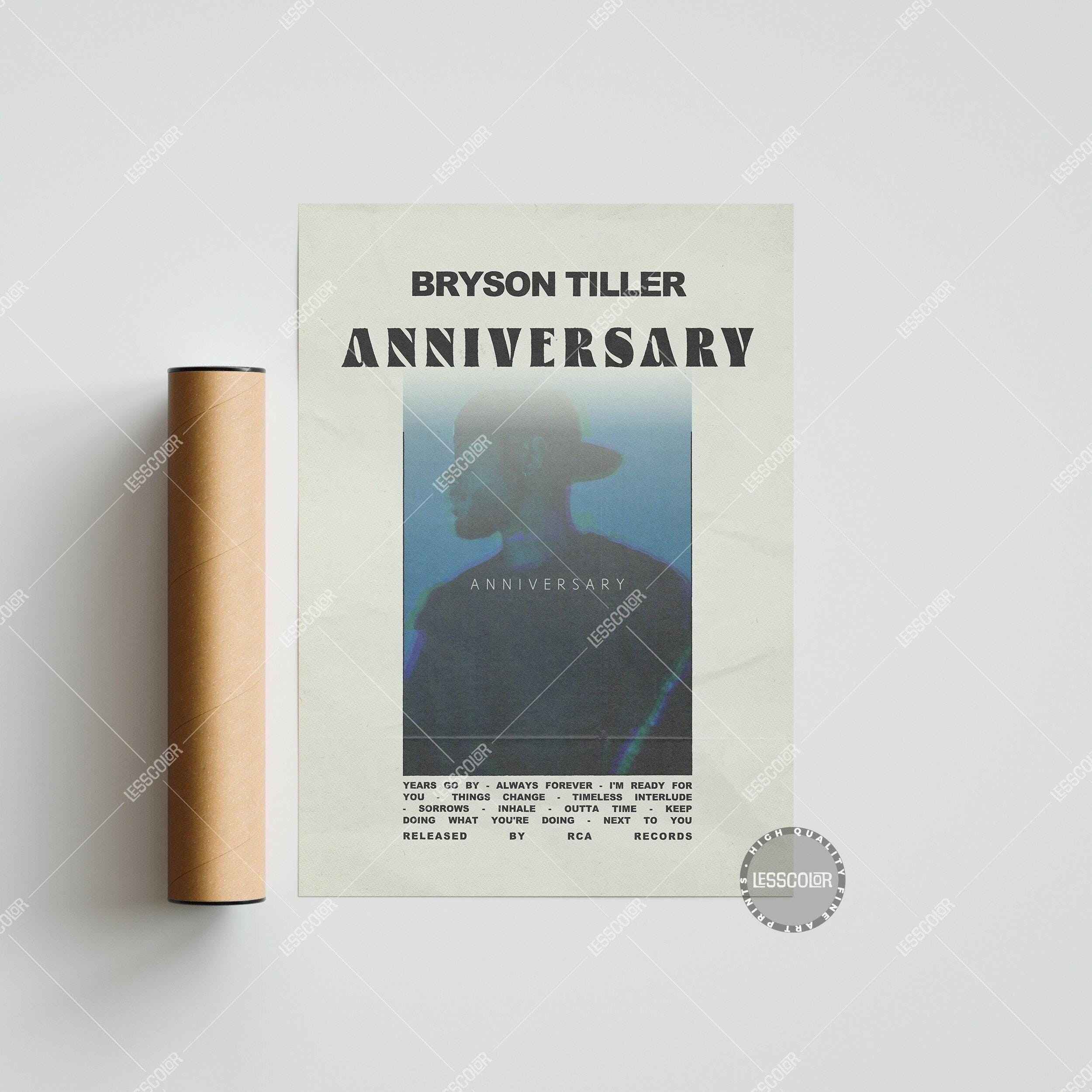 Bryson Tiller Posters / Anniversary Poster