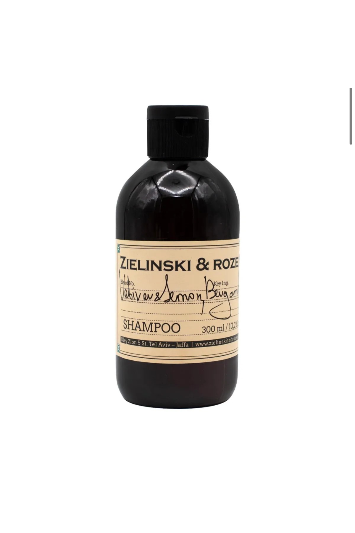 Zielinski & Rozen Shampoo Vetiver , Lemon , Bergamot 300 ml