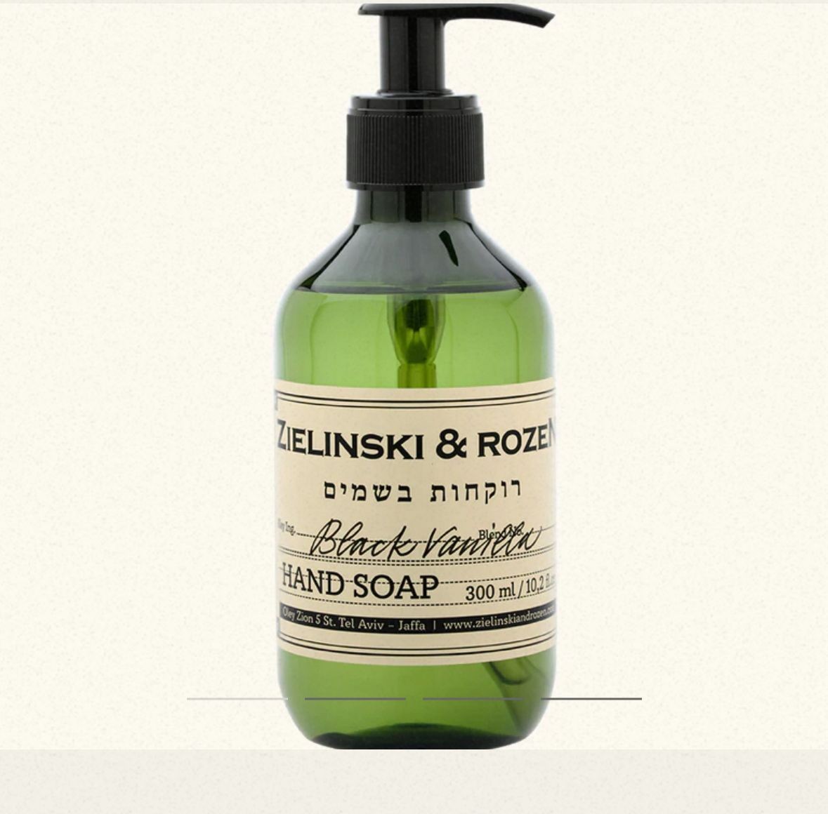 Zielinski & Rozen BLACK VANILLA 300 ml Liquid Soap 