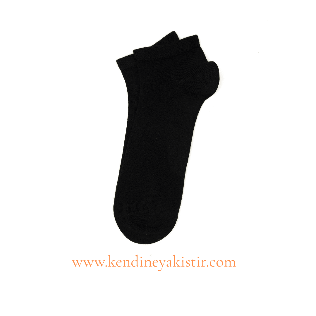 Pierre Cardin Erkek Bambu Patik Siyah Çorap 40 - 44 ( 12 Adet / 1 Düzüne )