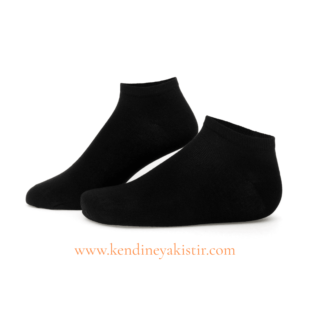 Pierre Cardin Erkek Bambu Patik Siyah Çorap 40 - 44 ( 12 Adet / 1 Düzüne )