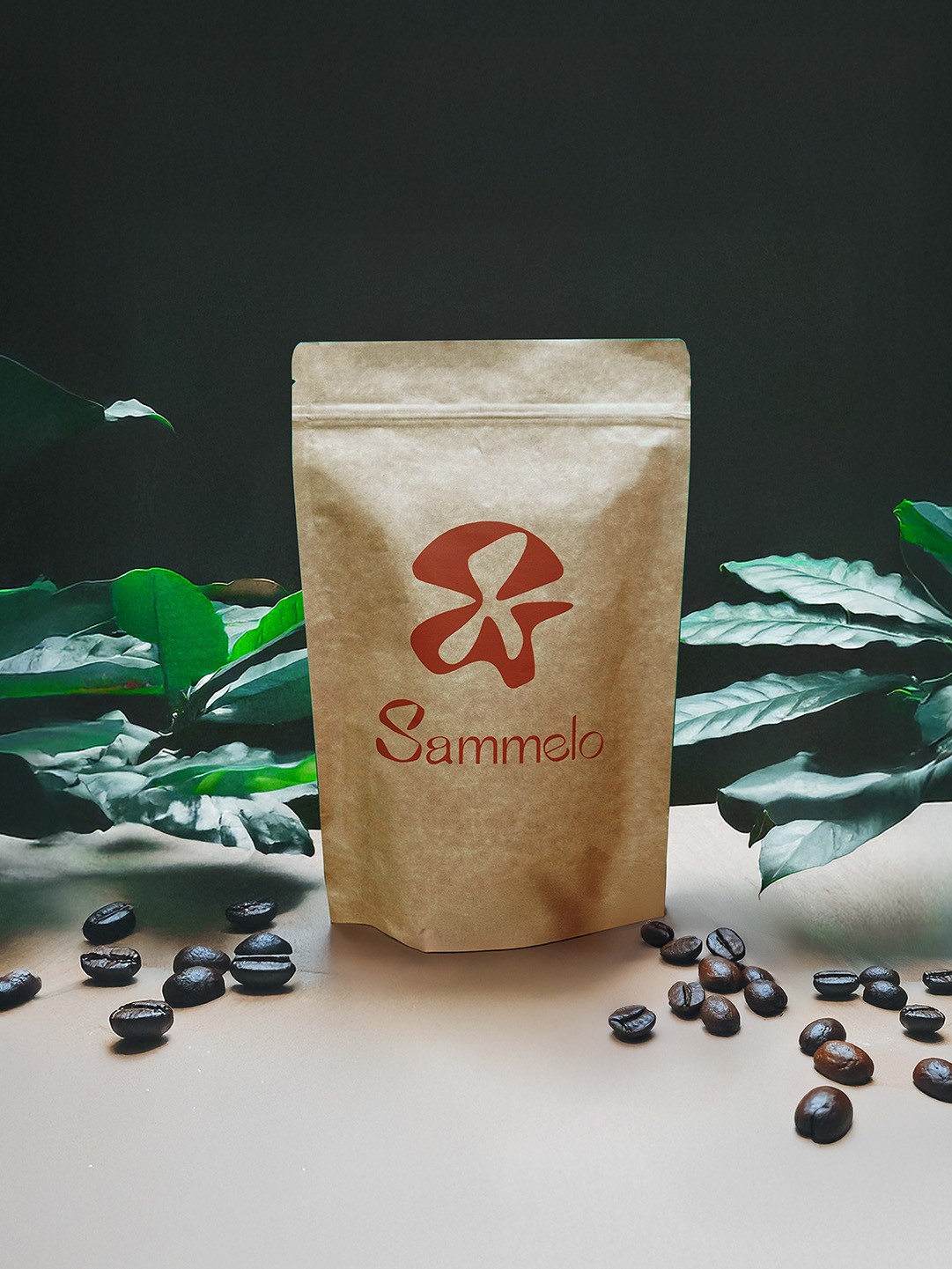 Sammelo Store Brezilya & Kolombiya Espresso Blend – Orta Kavrum %100 Arabica – Natural İşlem – Çikolata, Kırmızı Meyve, Fındık ve Esmer Şeker Aromalı – Espresso & Filtre Kahve – 500g