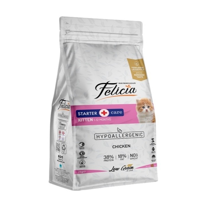 Az Tahıllı Yavru Tavuklu HypoAllergenic Kedi Maması 2 kg