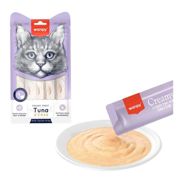 Ton Balıklı Ve Yengeçli Krema Kedi Ödülü 5x14 Gr
