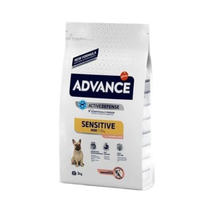 Advance Somonlu Ve Pirinçli Hassas Küçük Irk Yetişkin Köpek Maması 3 Kg