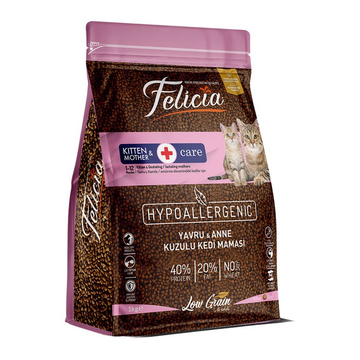 Az Tahıllı Yavru Kuzulu Hypoallergenic Kısır Kedi Maması 1 Kg