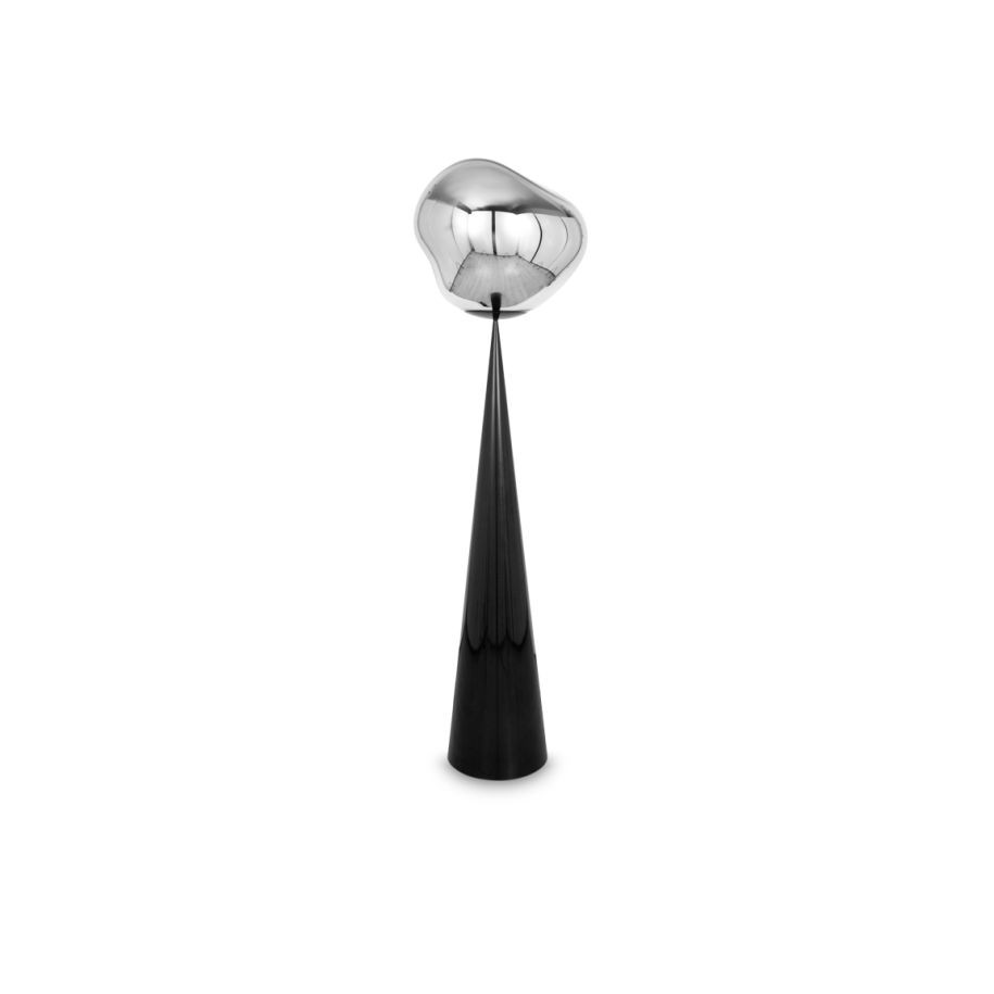 Tom Dixon Melt Cone Fat Floor Black / Silver LED