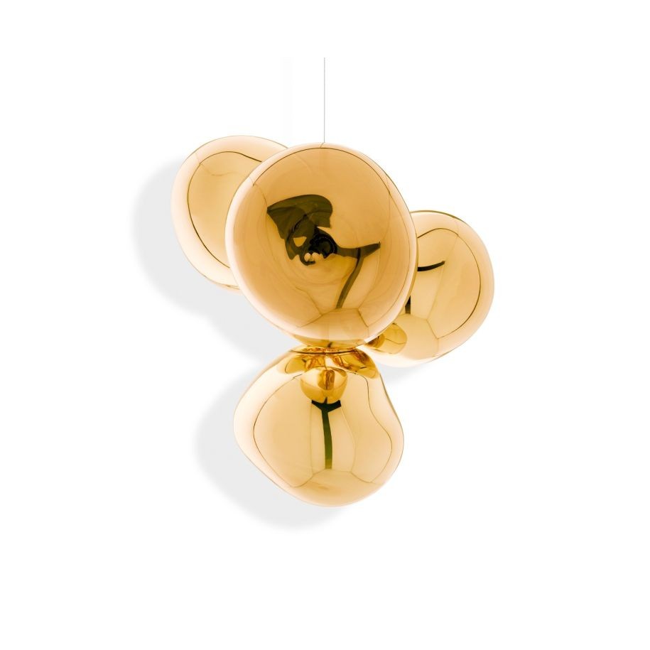 Tom Dixon Melt LED Chandelier Gold Mini