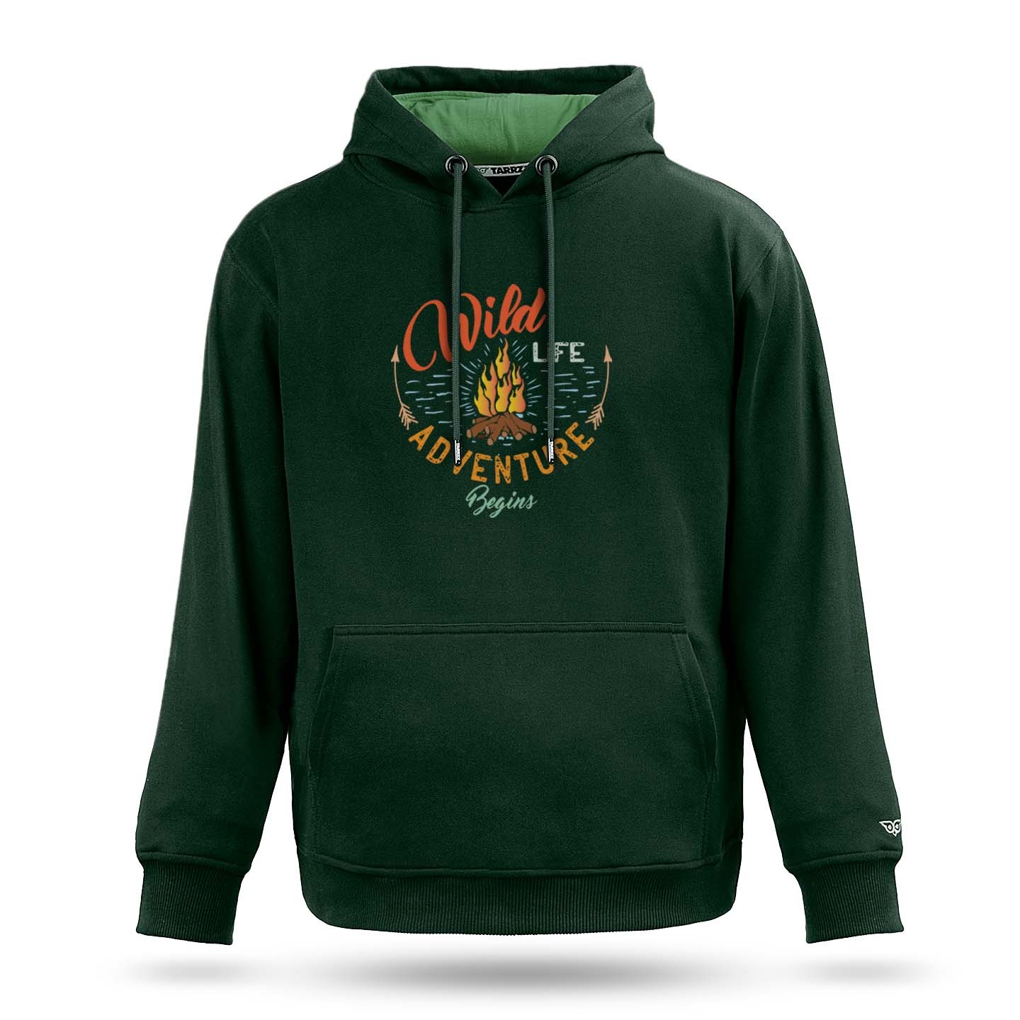 Wild Life Adventure Tasarım Kapşonlu Sweatshirt