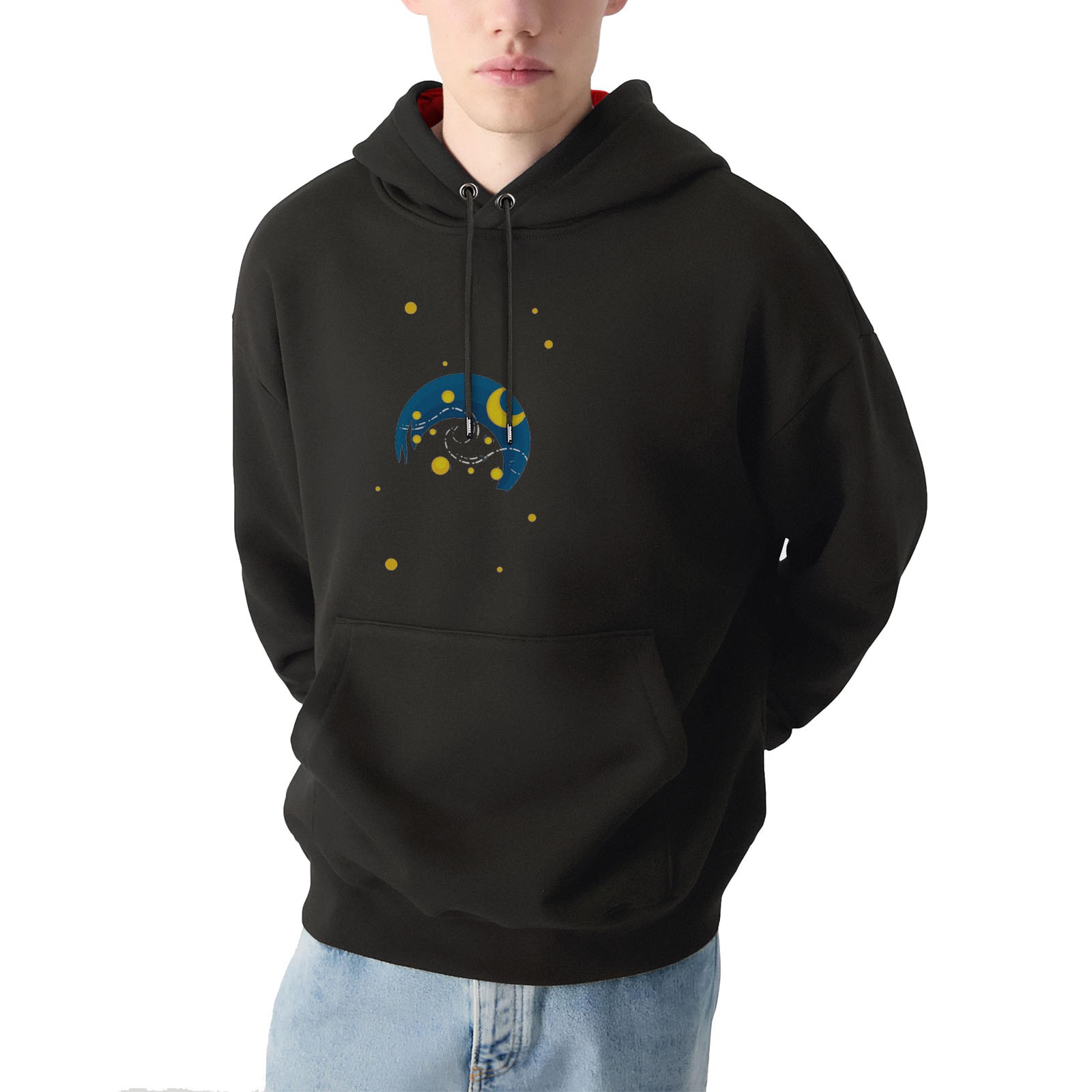 Lunar Glow Graphic Hoodie