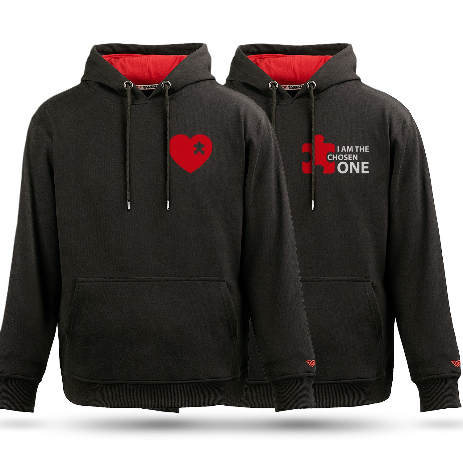 The Chosen One Puzzle Graphic Couple Combo Hoodies