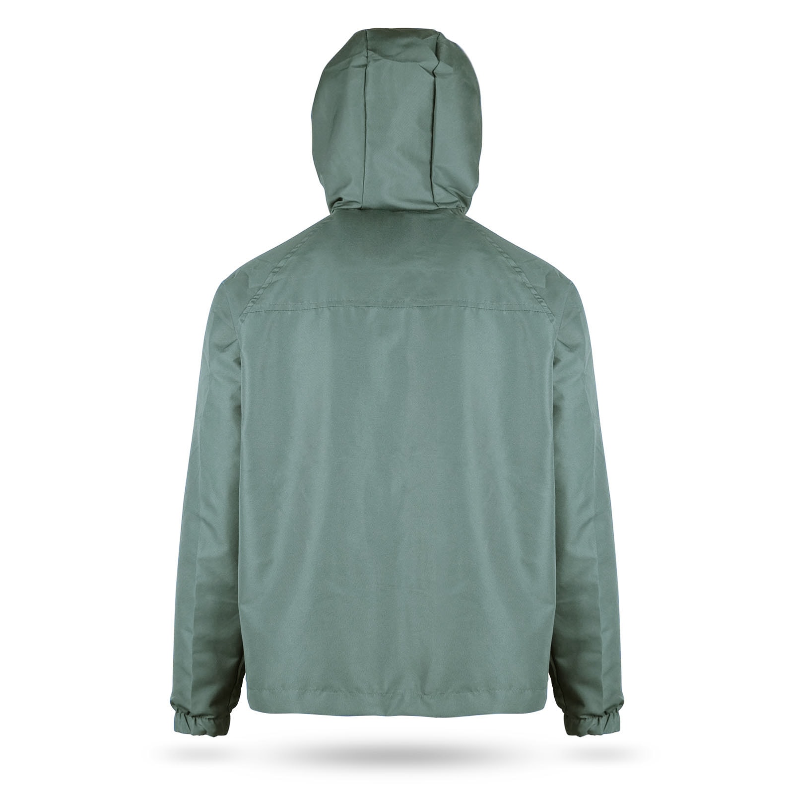 Forest Edge Oversized Hooded Raincoat Jacket