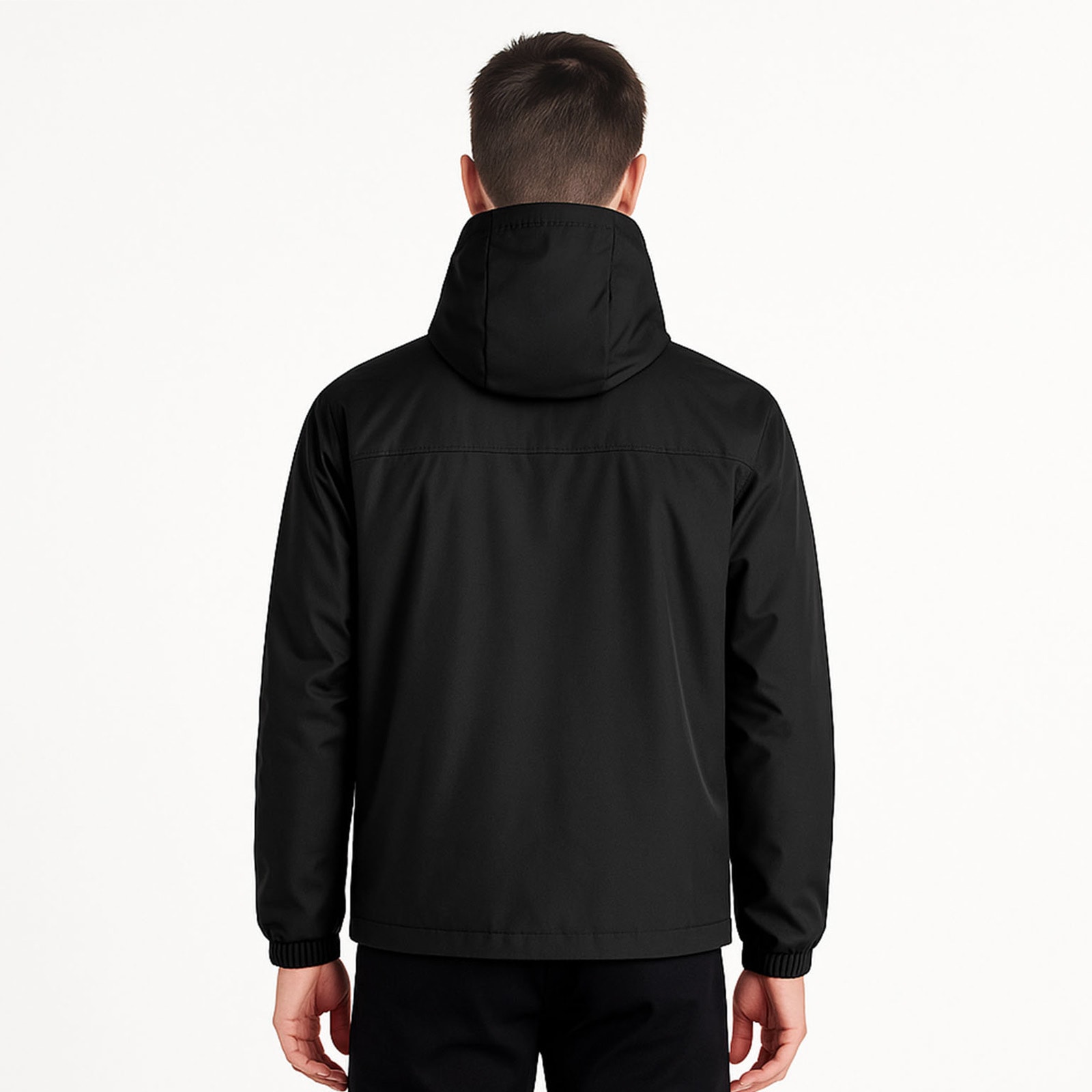 Tarrzzcom Oversize Zipped Design Raincoat Windbreaker